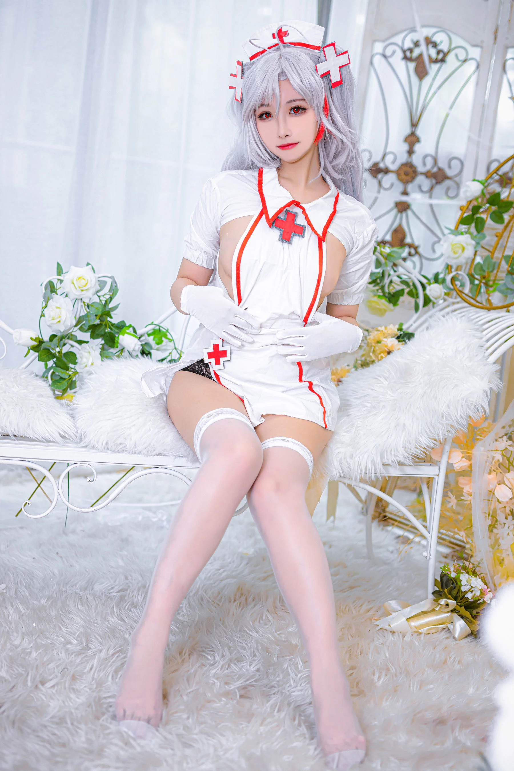 微博妹子Momoko葵葵 – 欧根之护士插图5