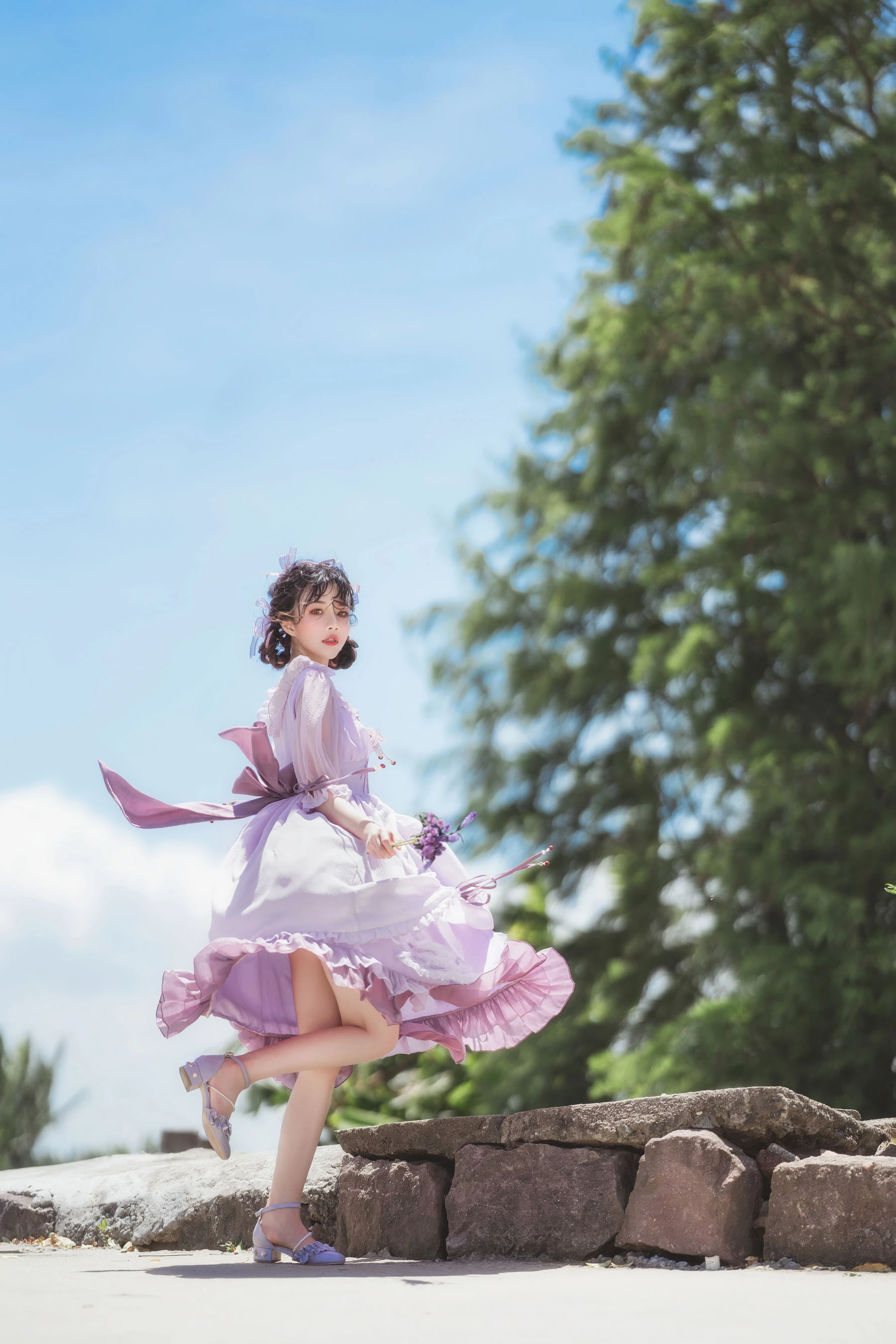 桜桃喵 – 少女之紫萱插图5
