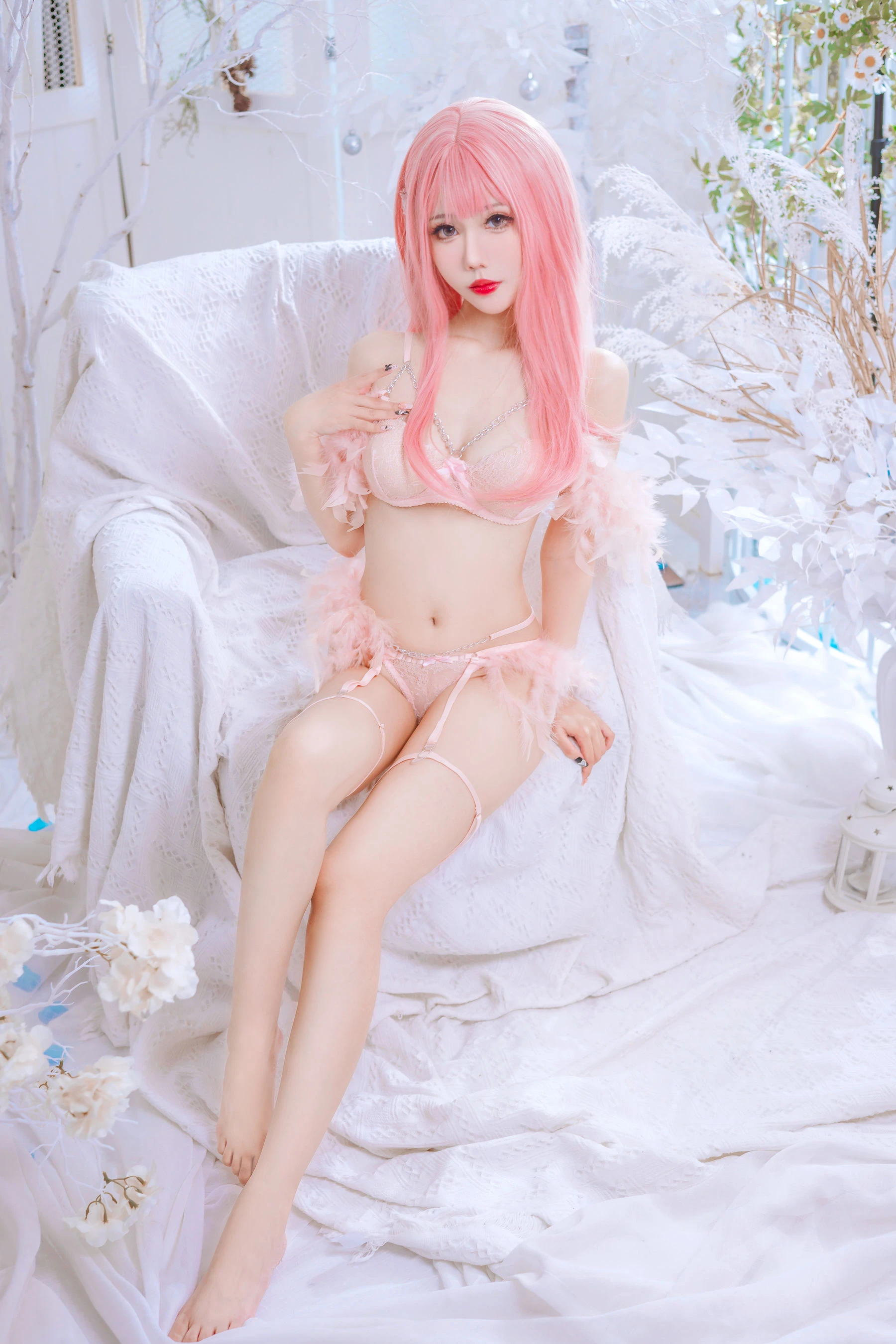 仙女月 – 粉色内衣插图8
