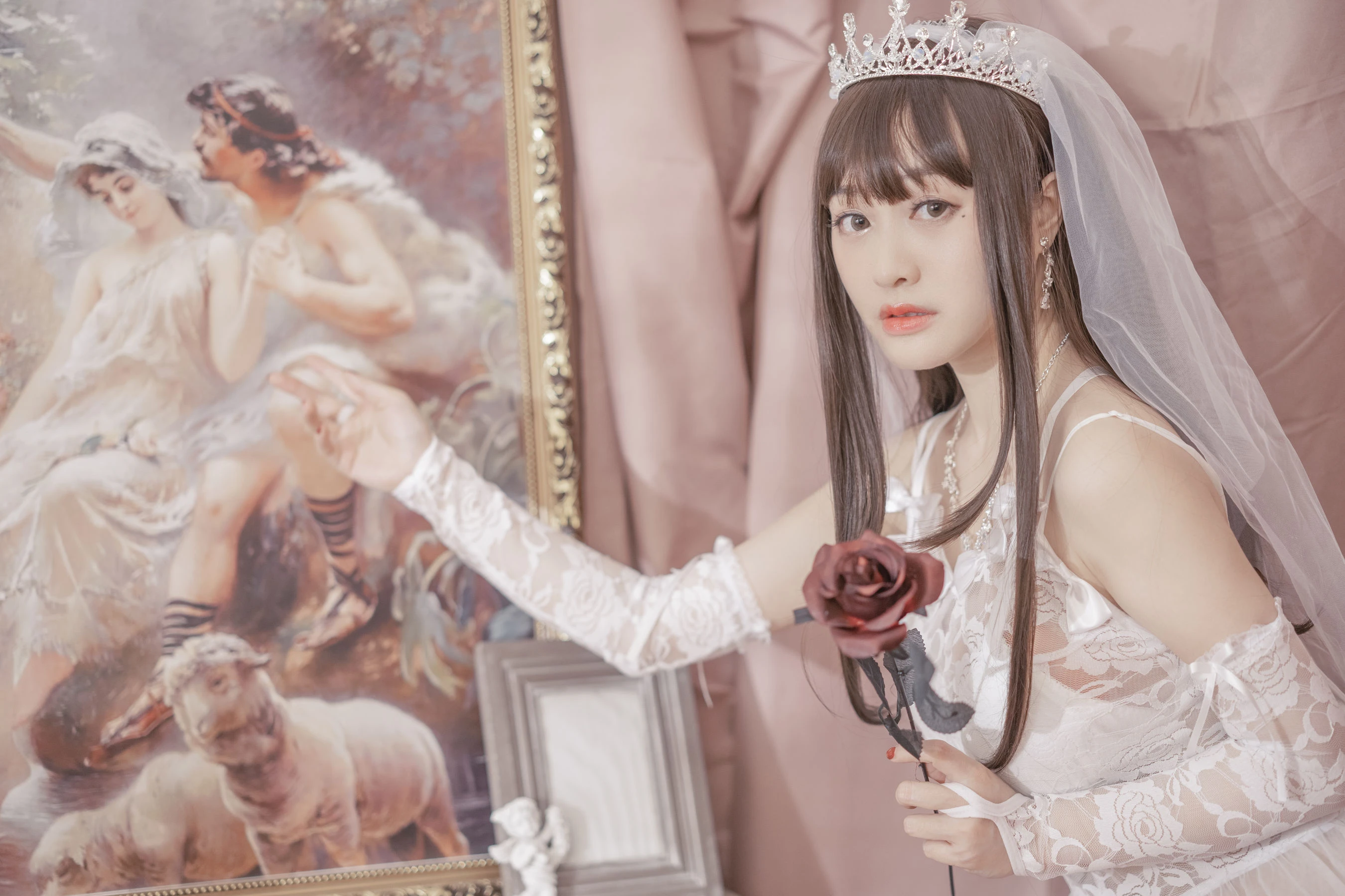 动漫博主脱尾巴Mizuki – 婚纱插图2