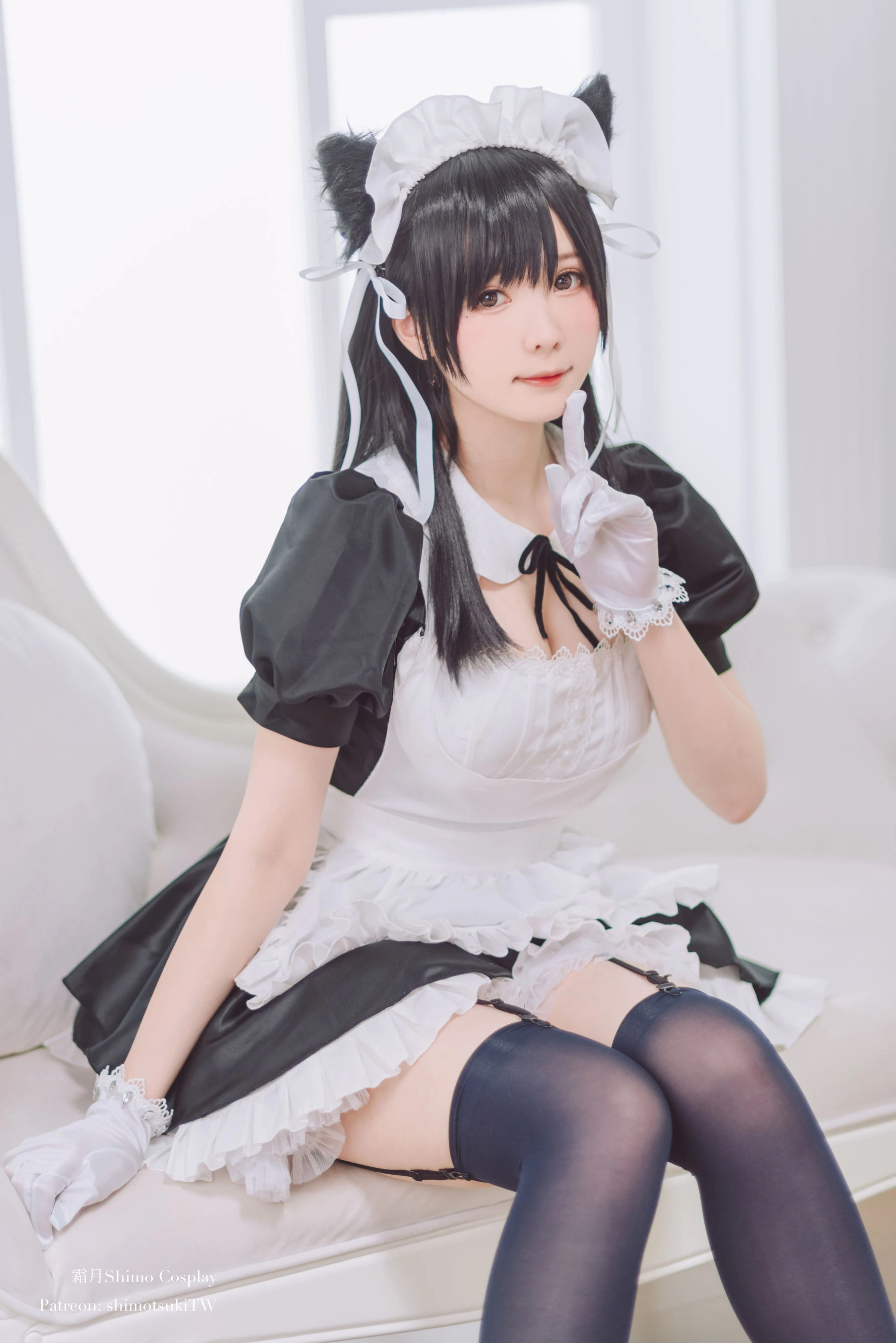 微博妹纸霜月shimo – 爱宕女仆插图2