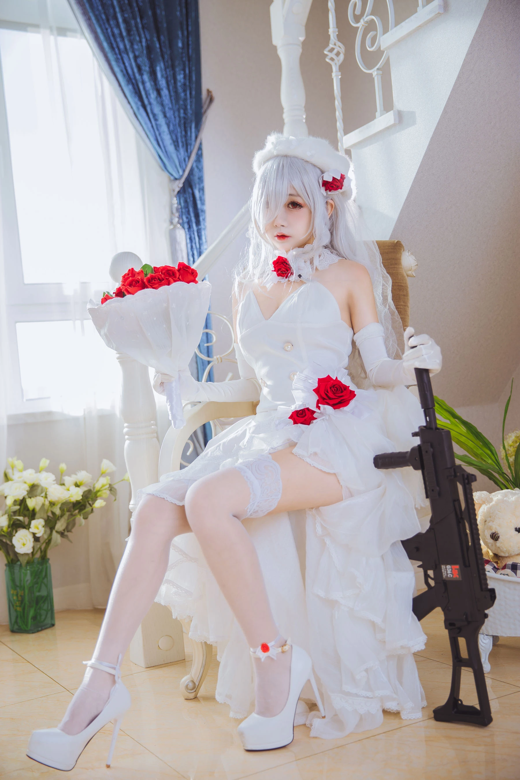 Cosplay日奈娇 g36c 礼服 [40P]插图2