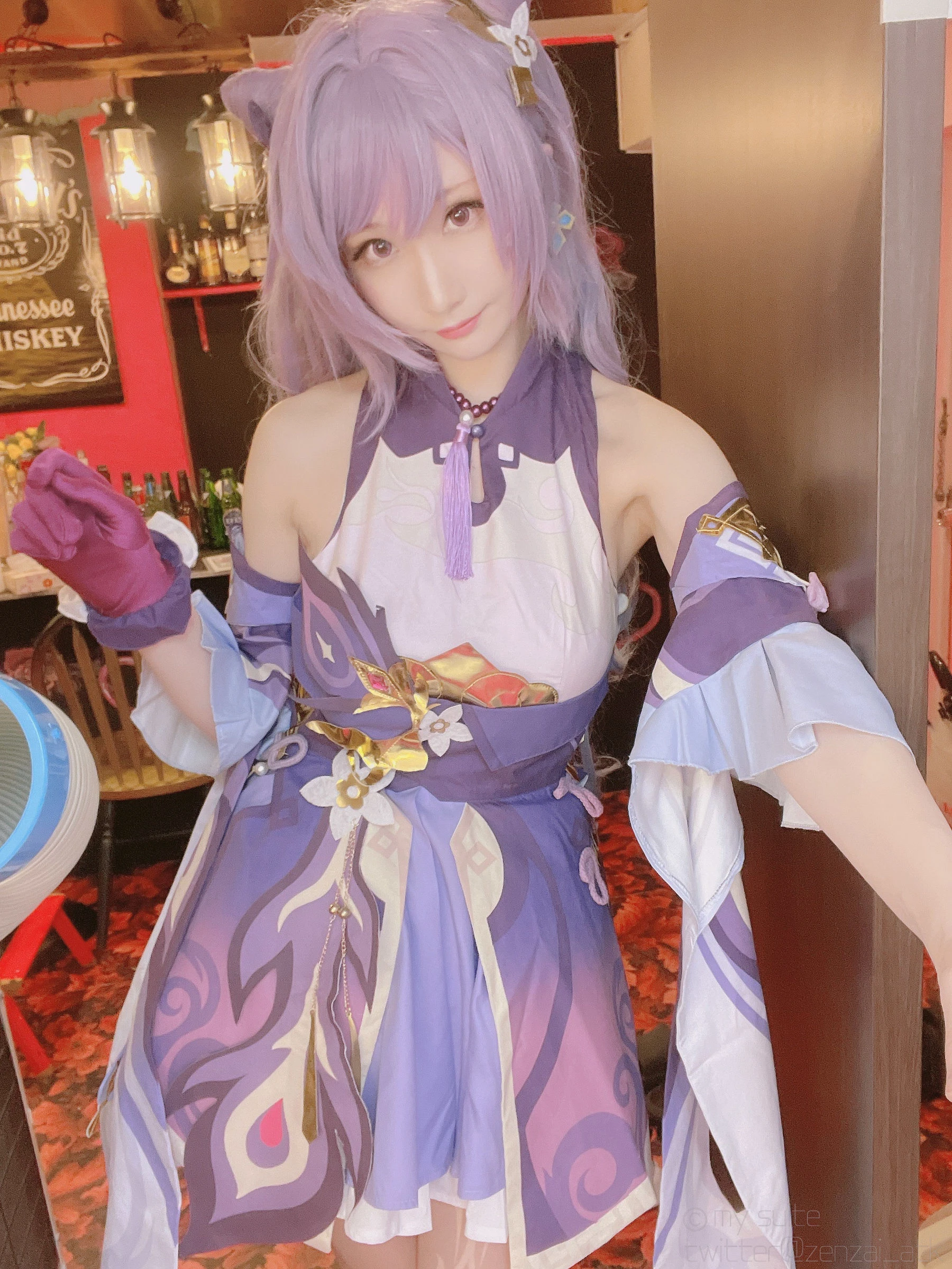 (Cosplay)[my suite] Atsuki あつき – Keqing 刻晴 (Genshin Impact)插图5