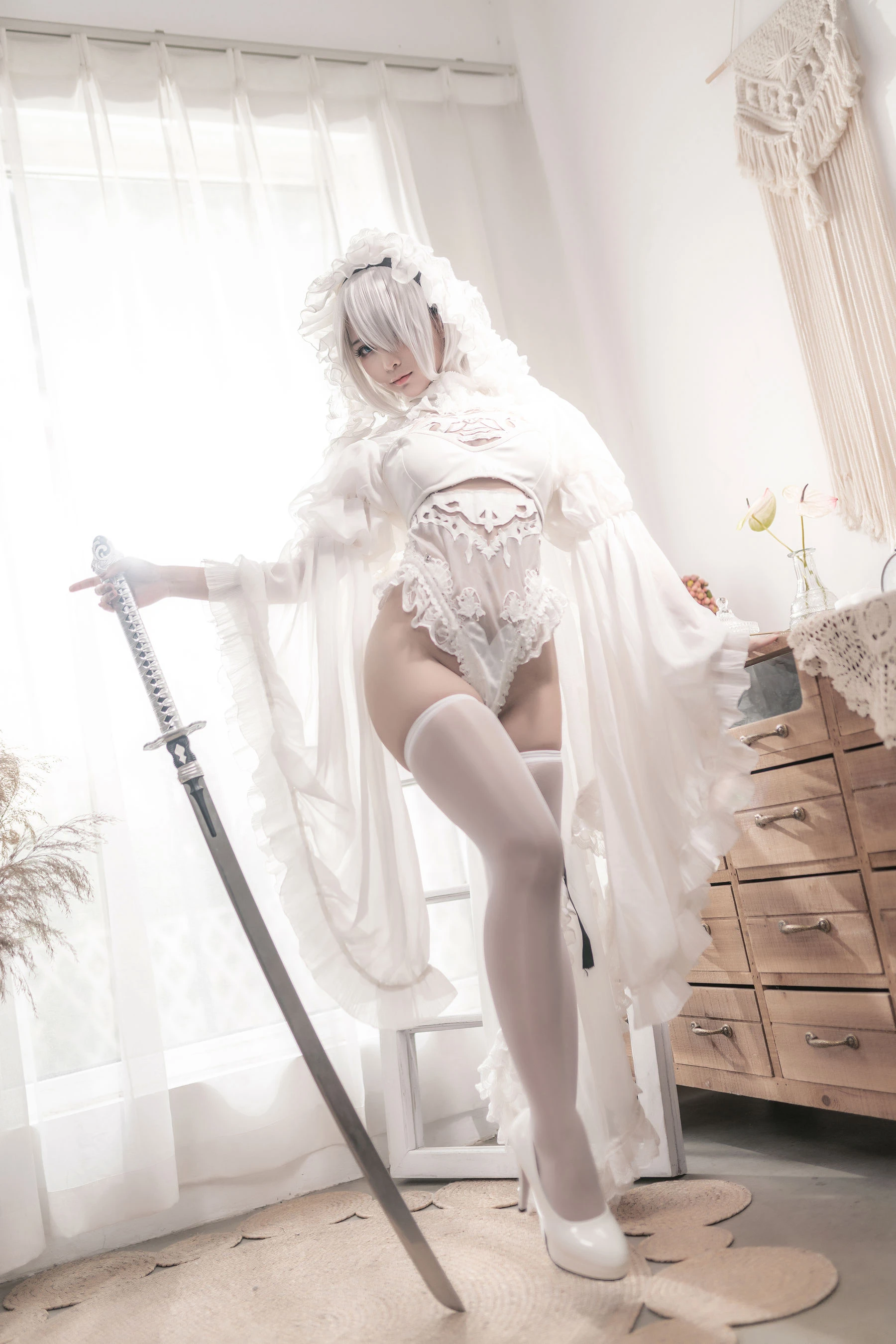 动漫博主蠢沫沫 – 尼尔纪元 白花嫁 [20P]插图2