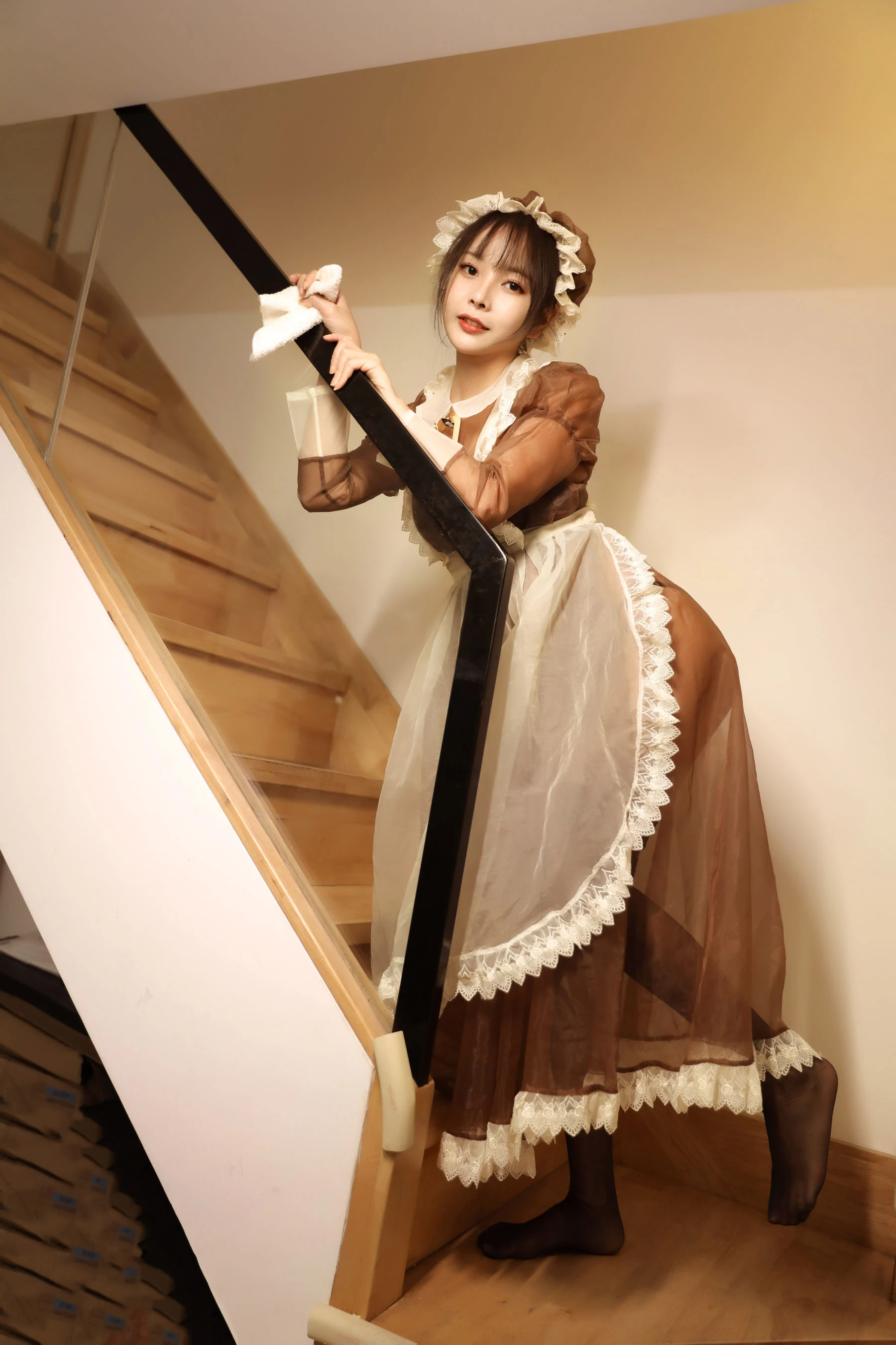 苏嫣嫣阿姨 – 可爱女仆装插图6