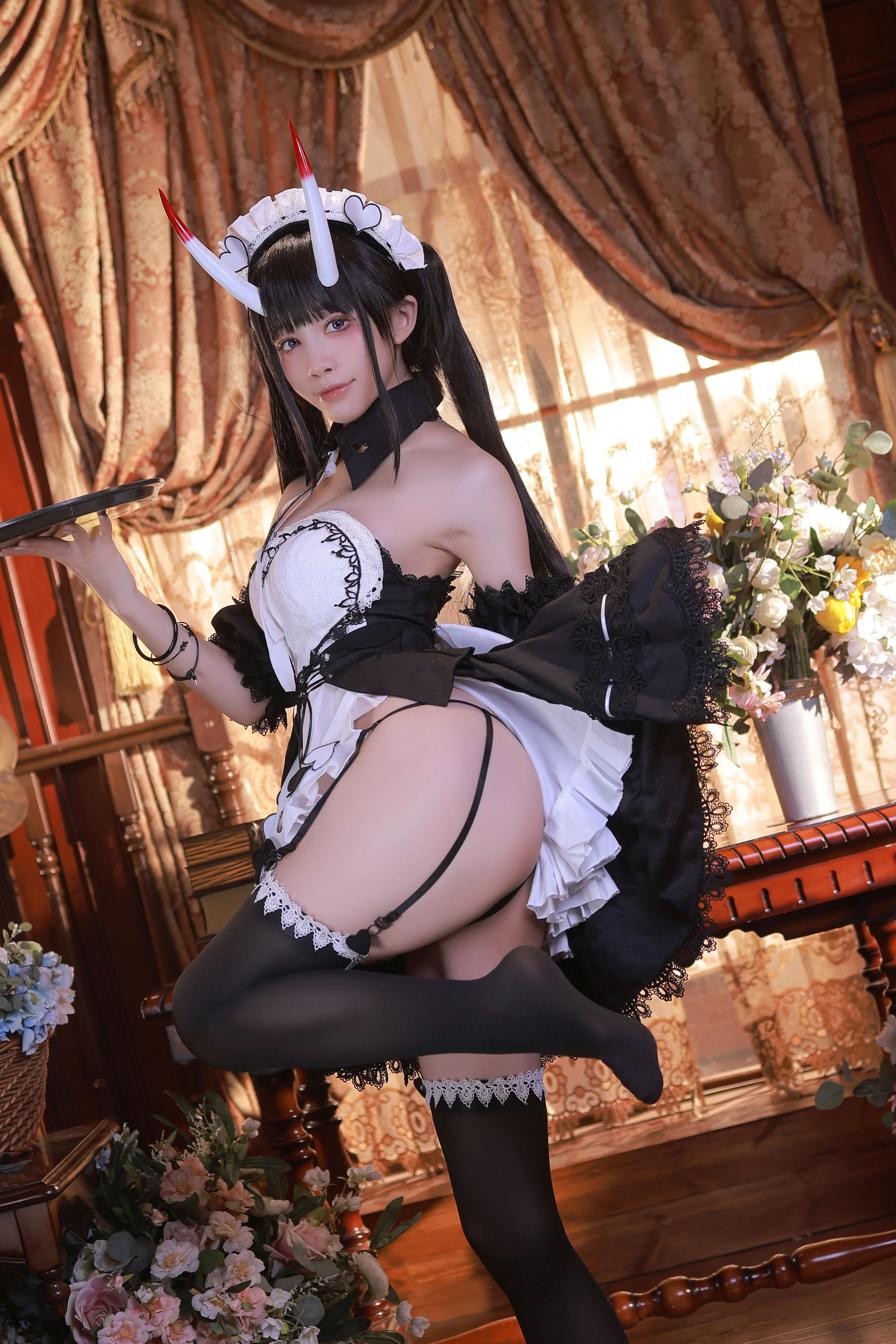 动漫博主水淼aqua – Noshiro maid [61P]插图1