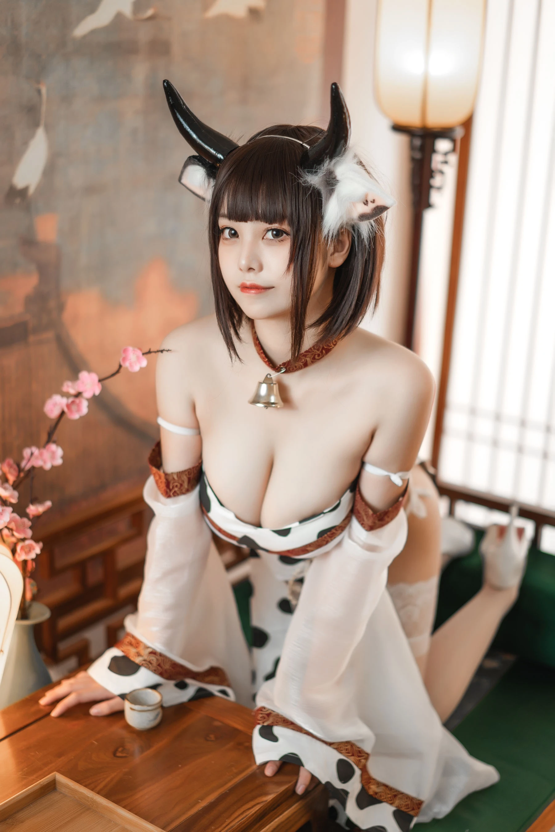 萌系小姐姐蜜汁猫裘 – 奶牛插图6