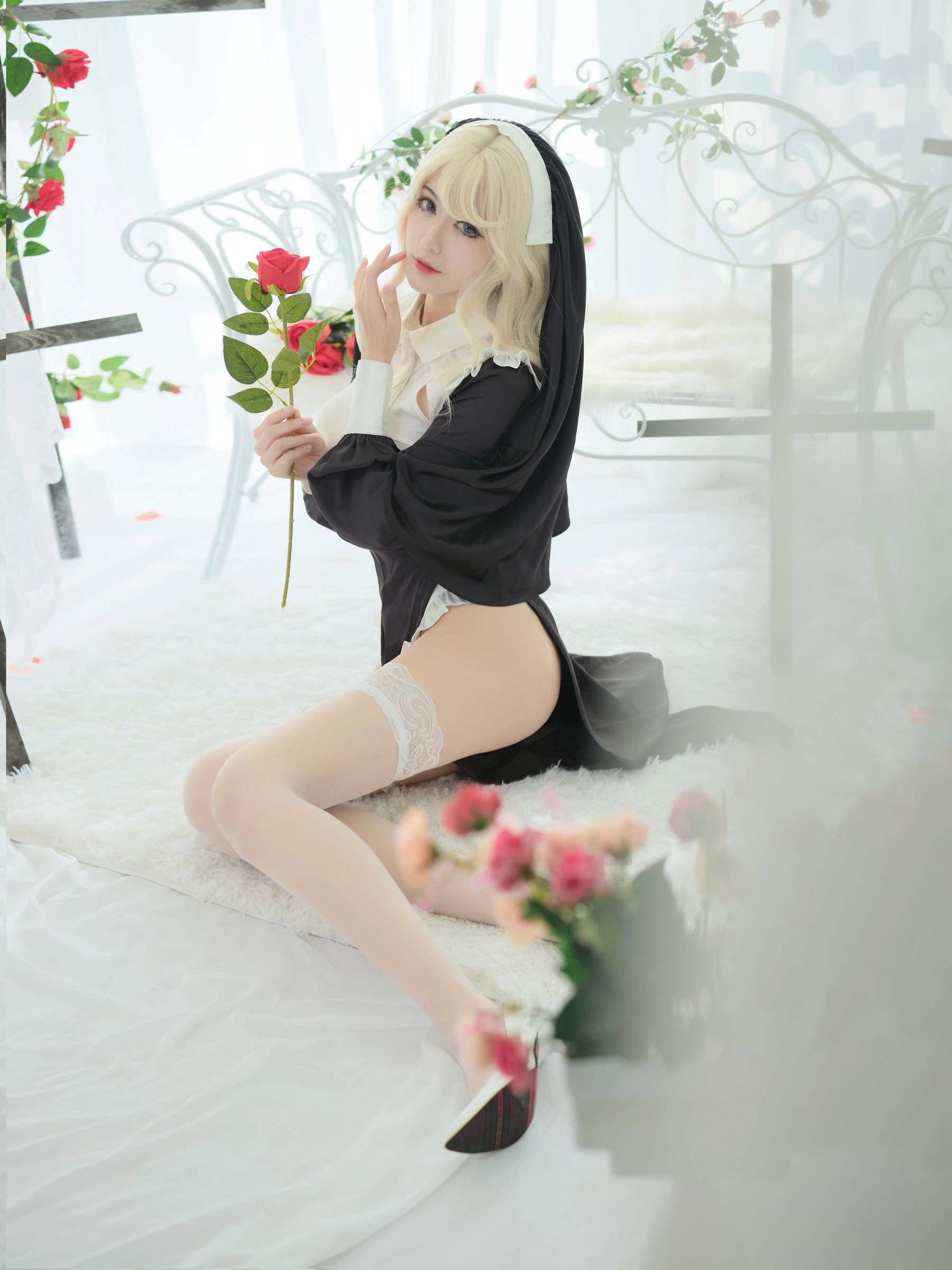 一米八的大梨子 – 修女 [36P]插图1