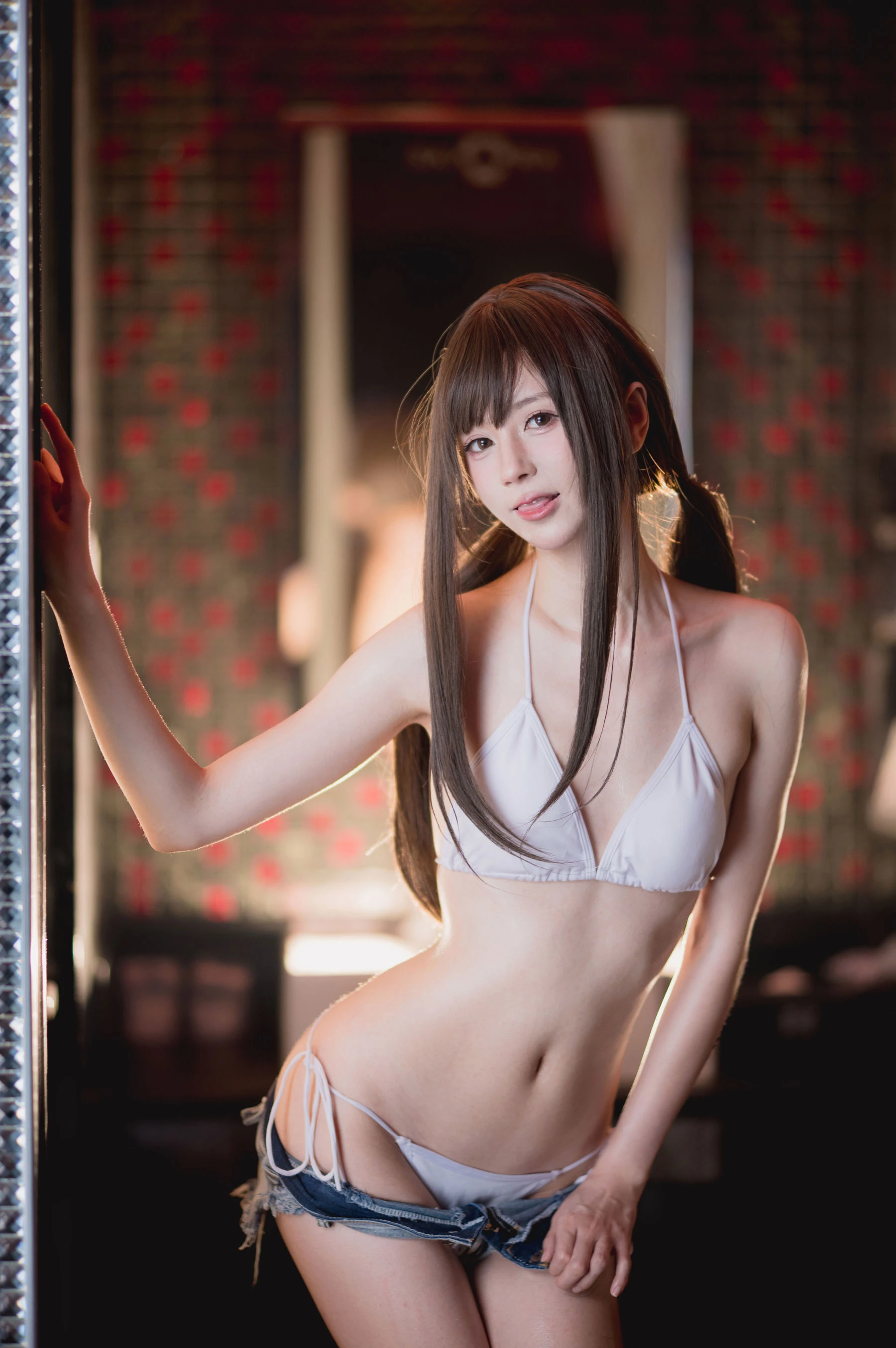 西园寺南歌 – 白色内衣 透明JK插图5