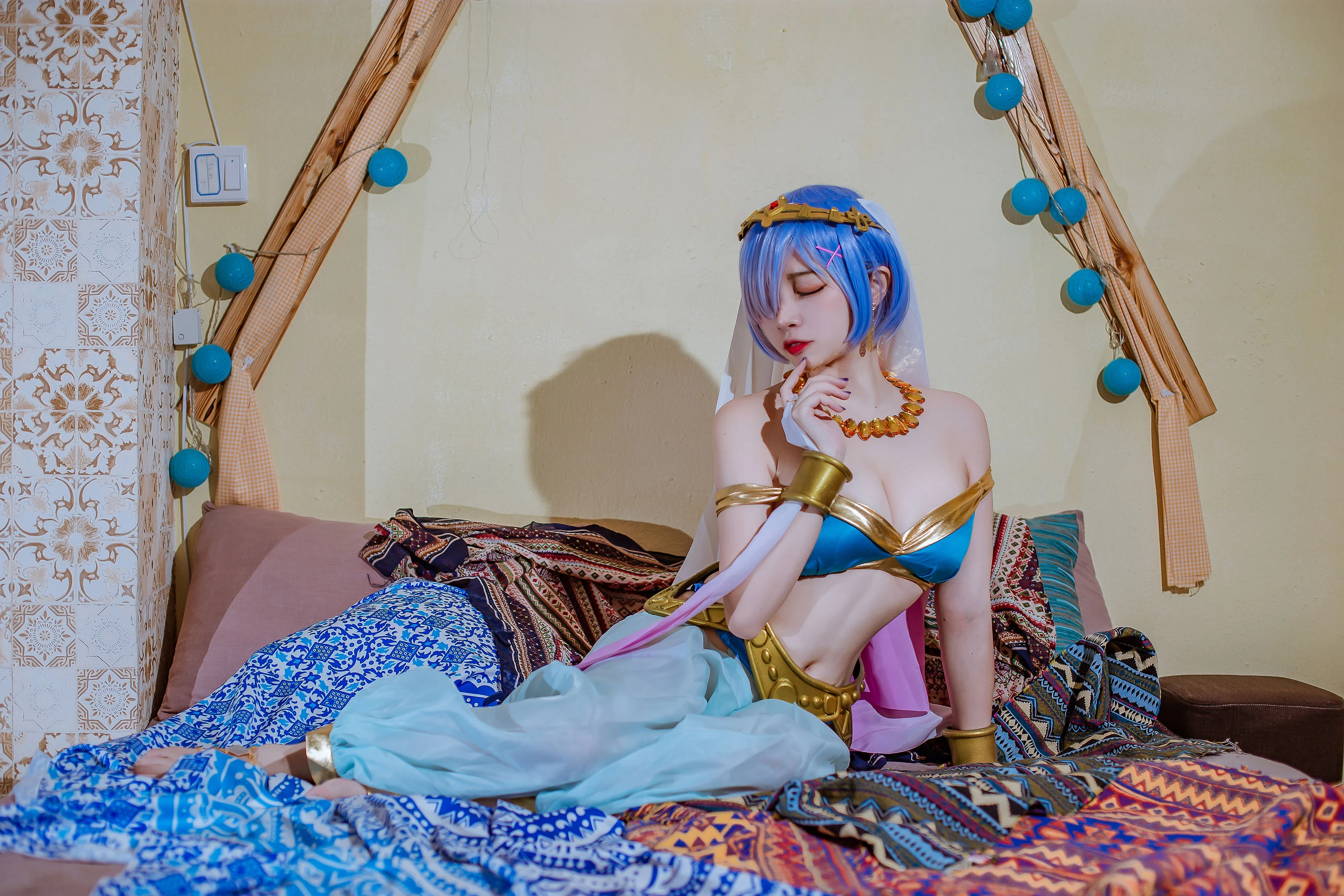 人气Coser二佐Nisa – 蕾姆舞娘插图4
