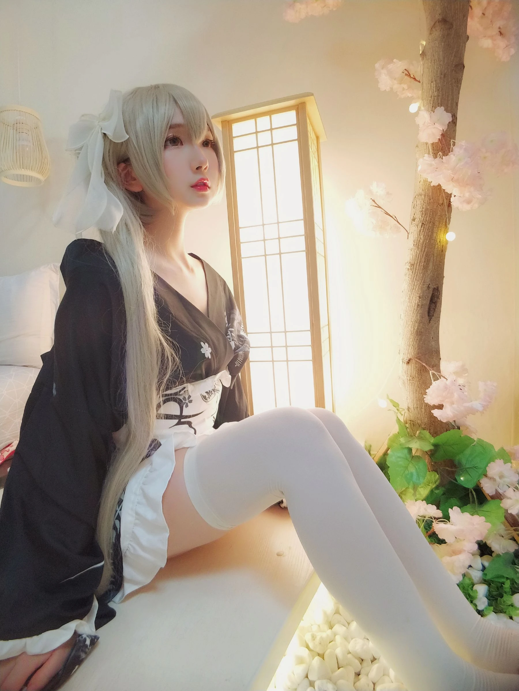 二次元美女古川kagura – 穹妹和服插图1