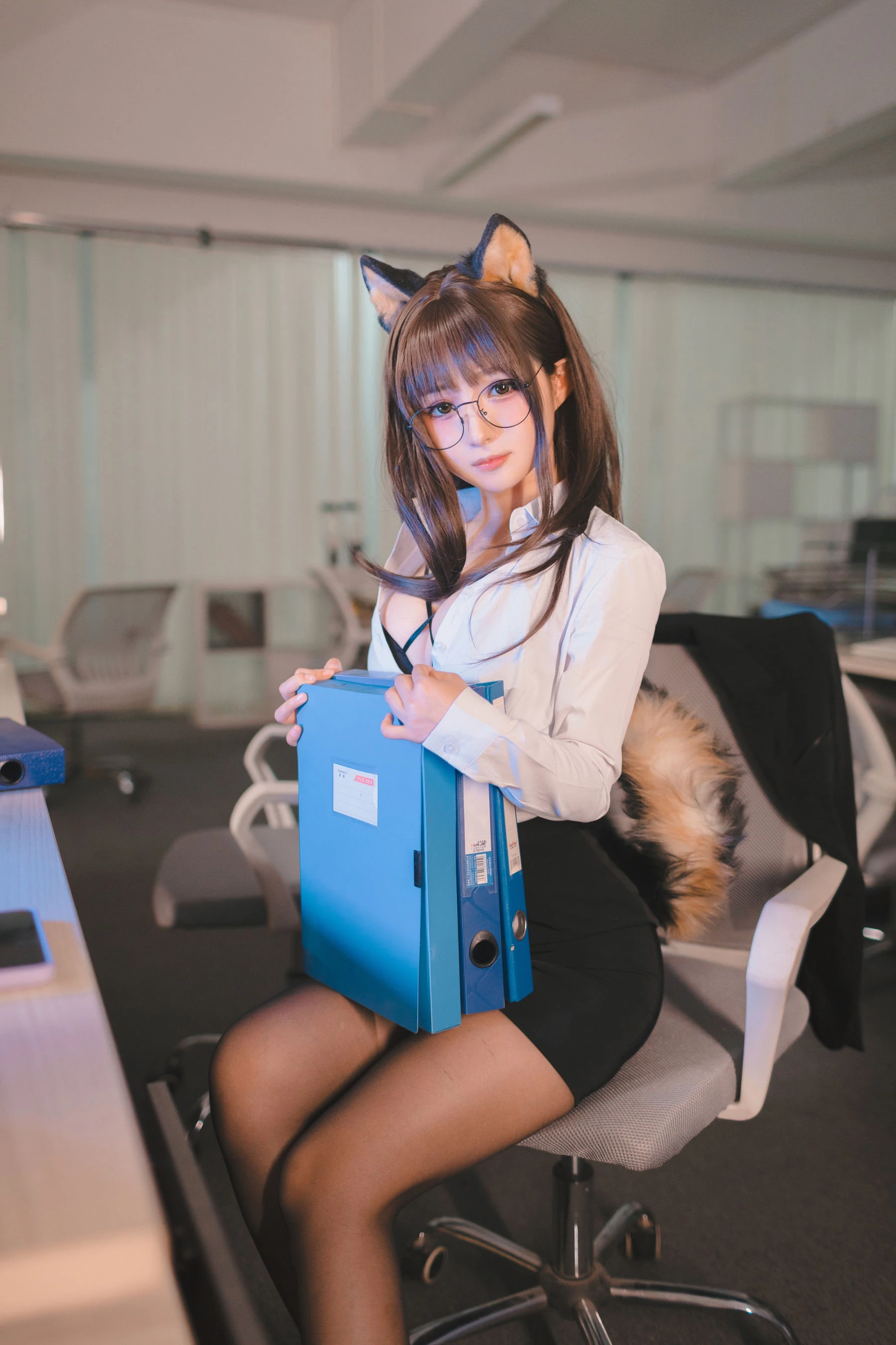 桜井宁宁 – 柴犬OL [59P]插图4