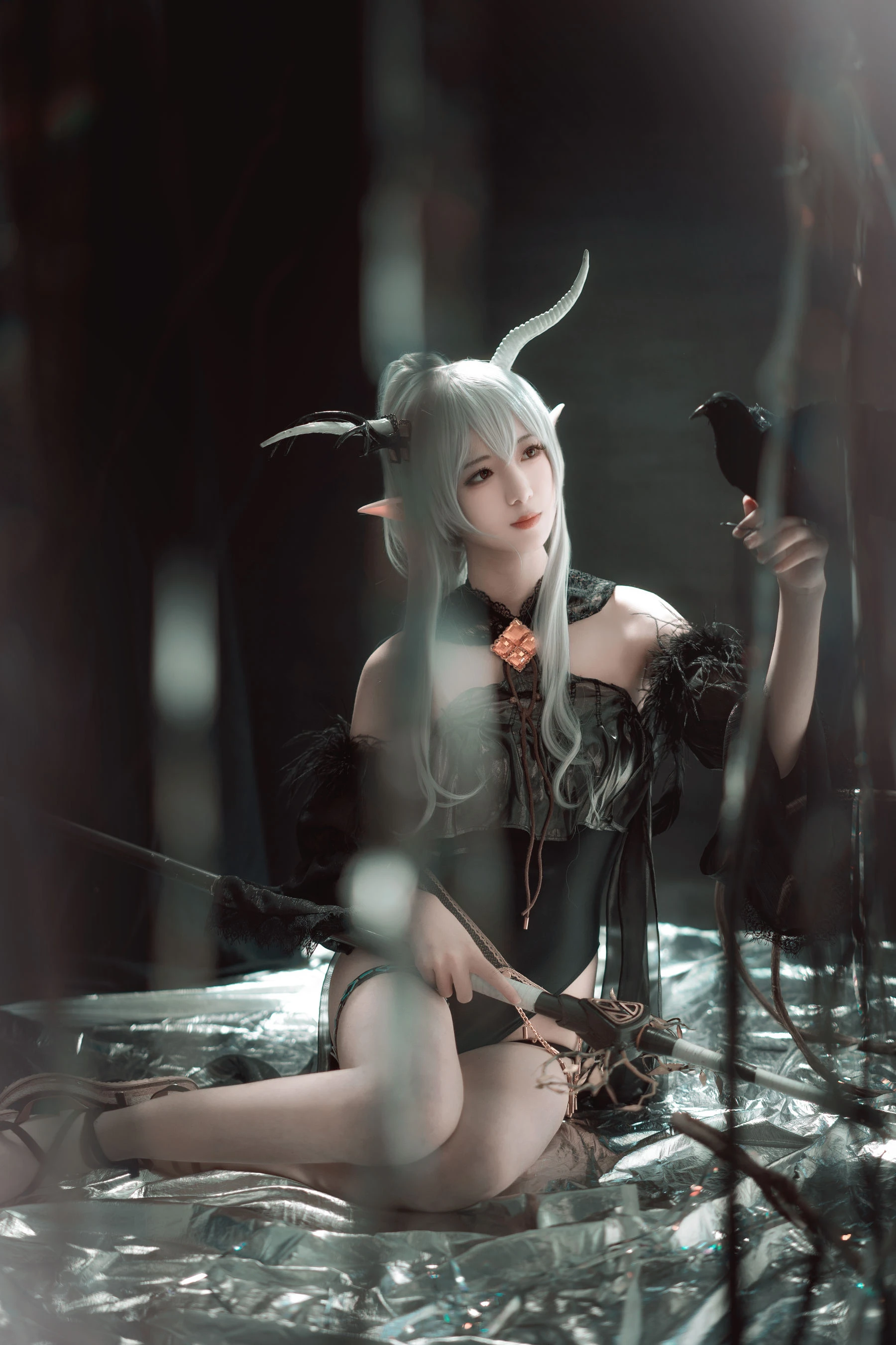 小姐姐弥音音ww 明日方舟 闪灵 [16P]插图1