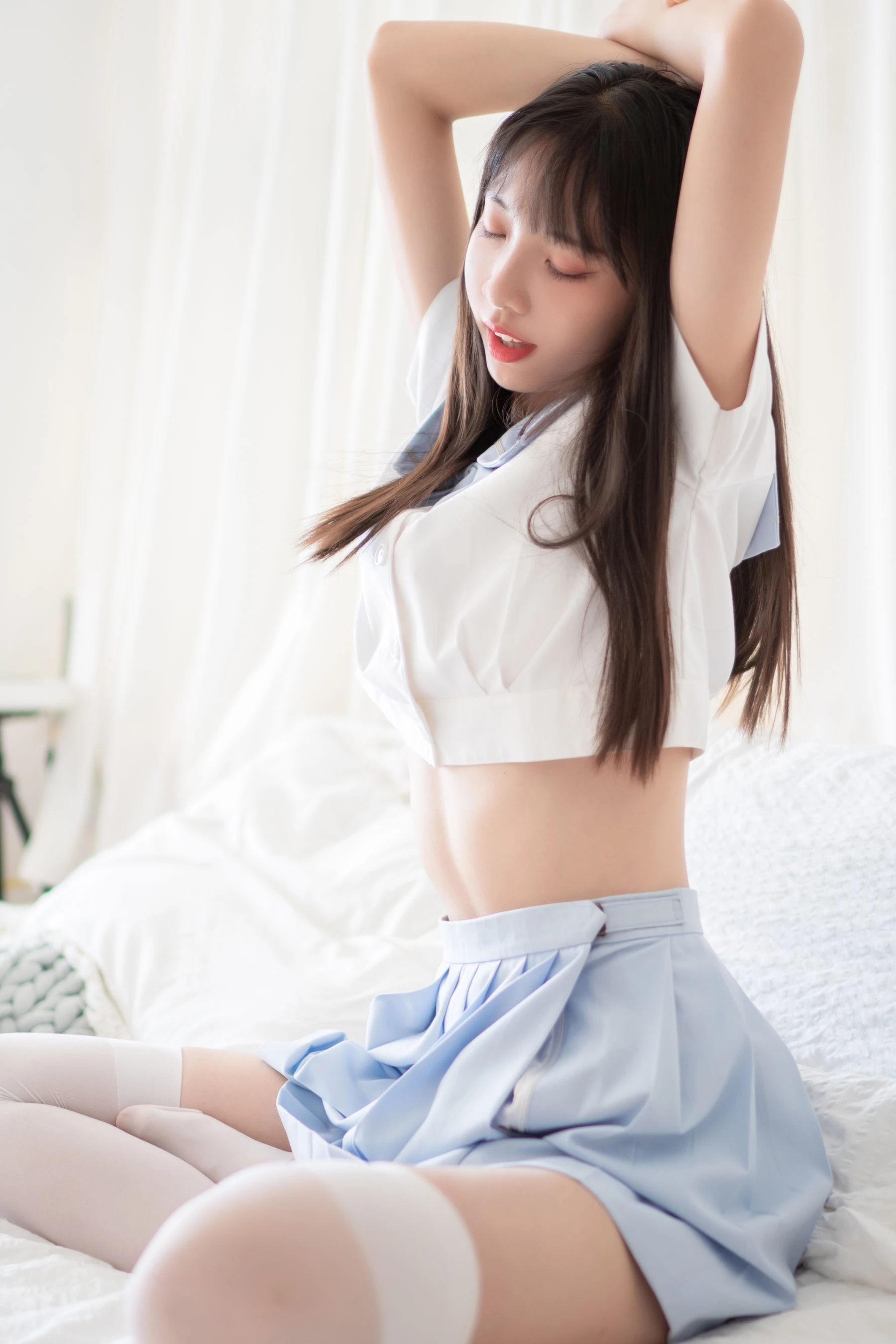 清纯妹子西瓜 – JK学生服插图6