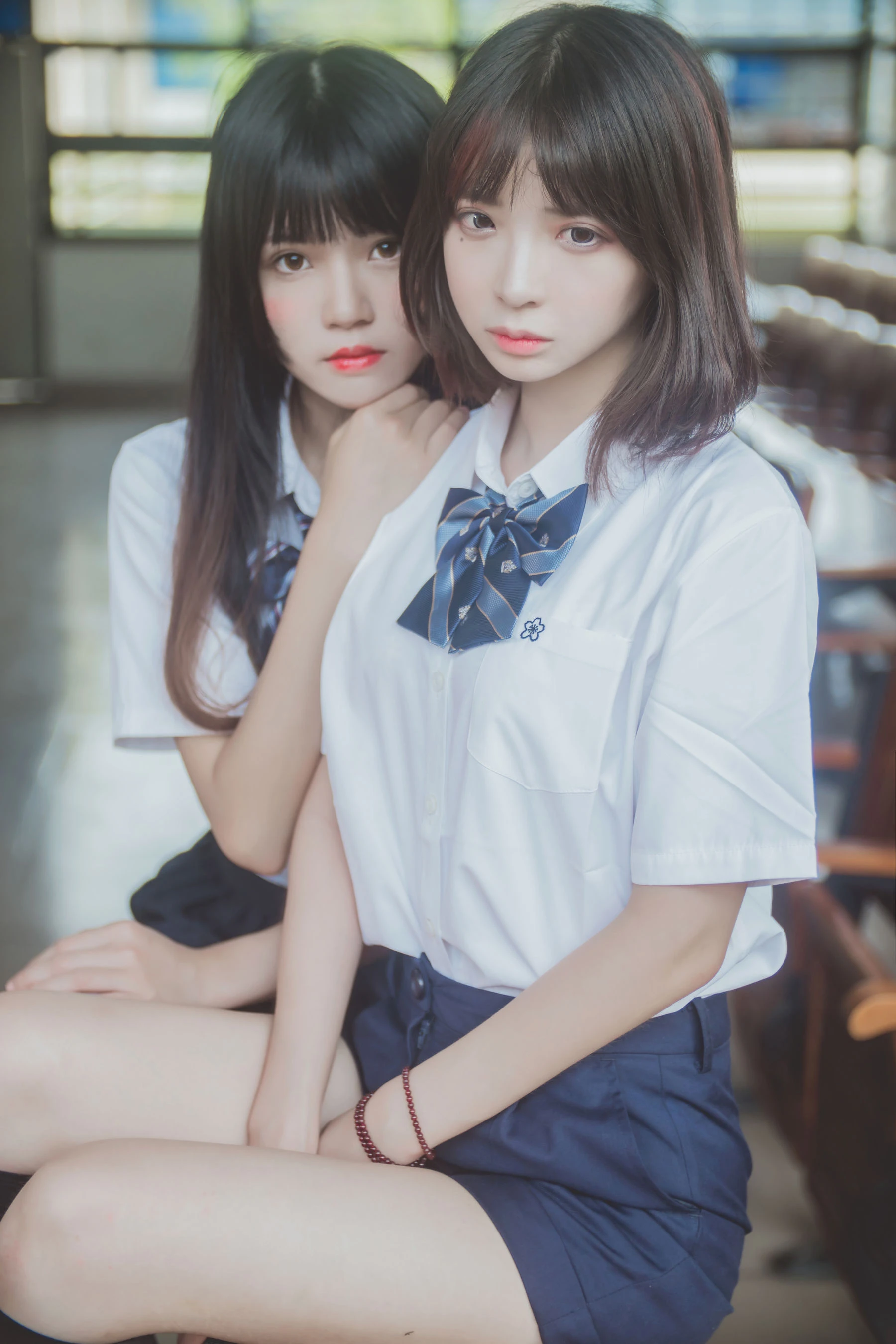 桜桃喵&疯猫ss《JK百合》插图1