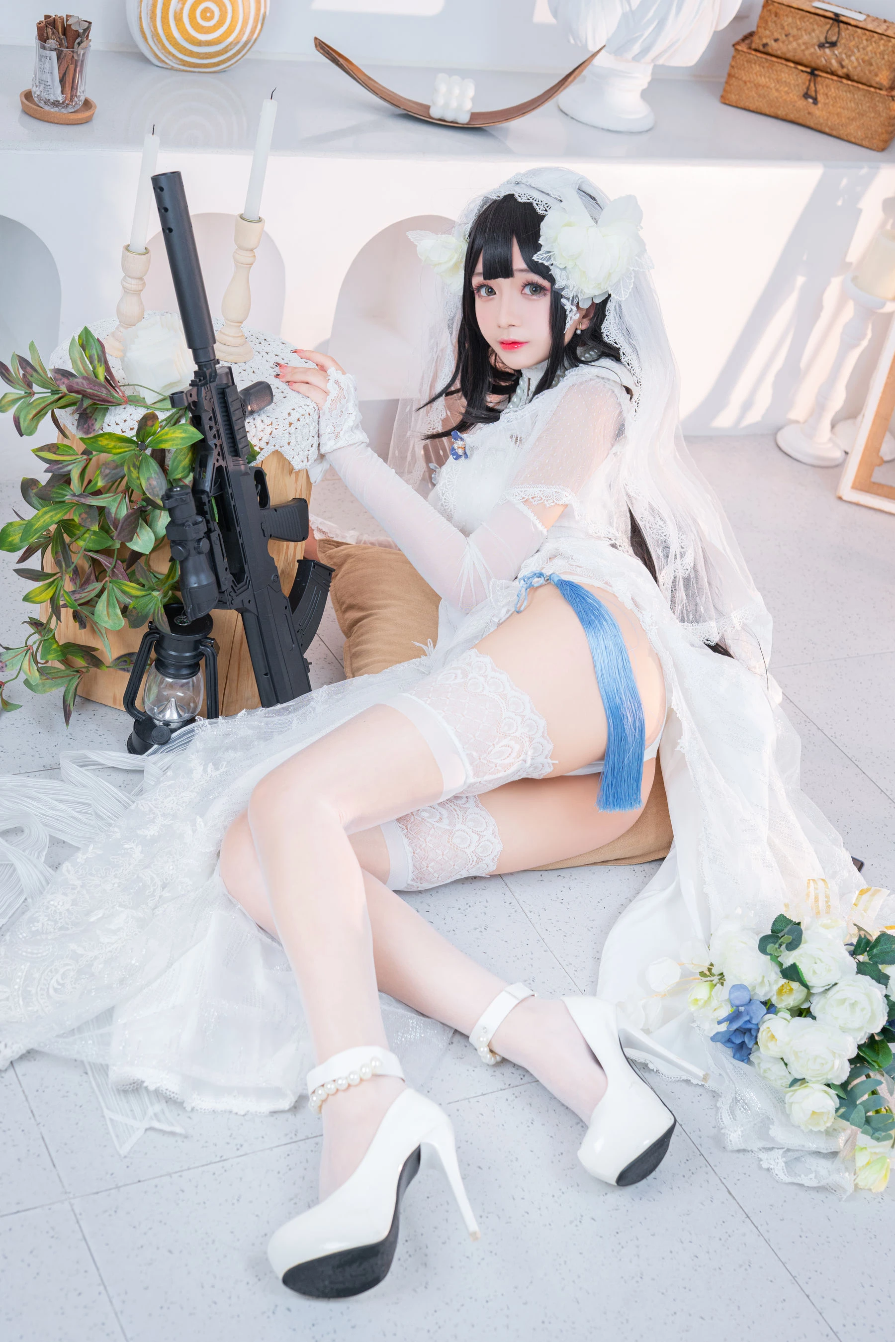 Cosplay日奈娇 – 95式婚纱 [50P]插图6