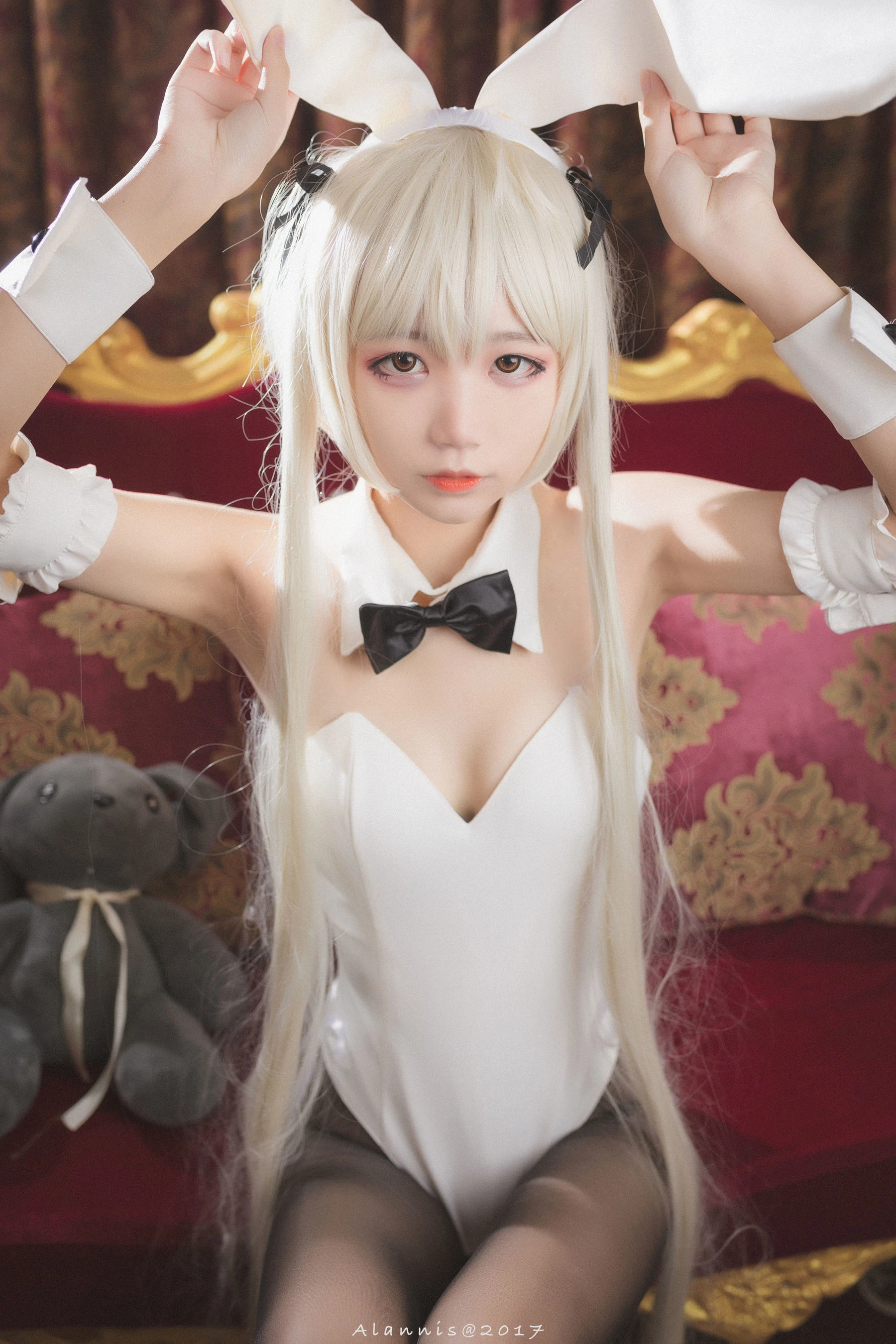 清纯少女五更百鬼 – 兔女郎+白丝美腿插图6