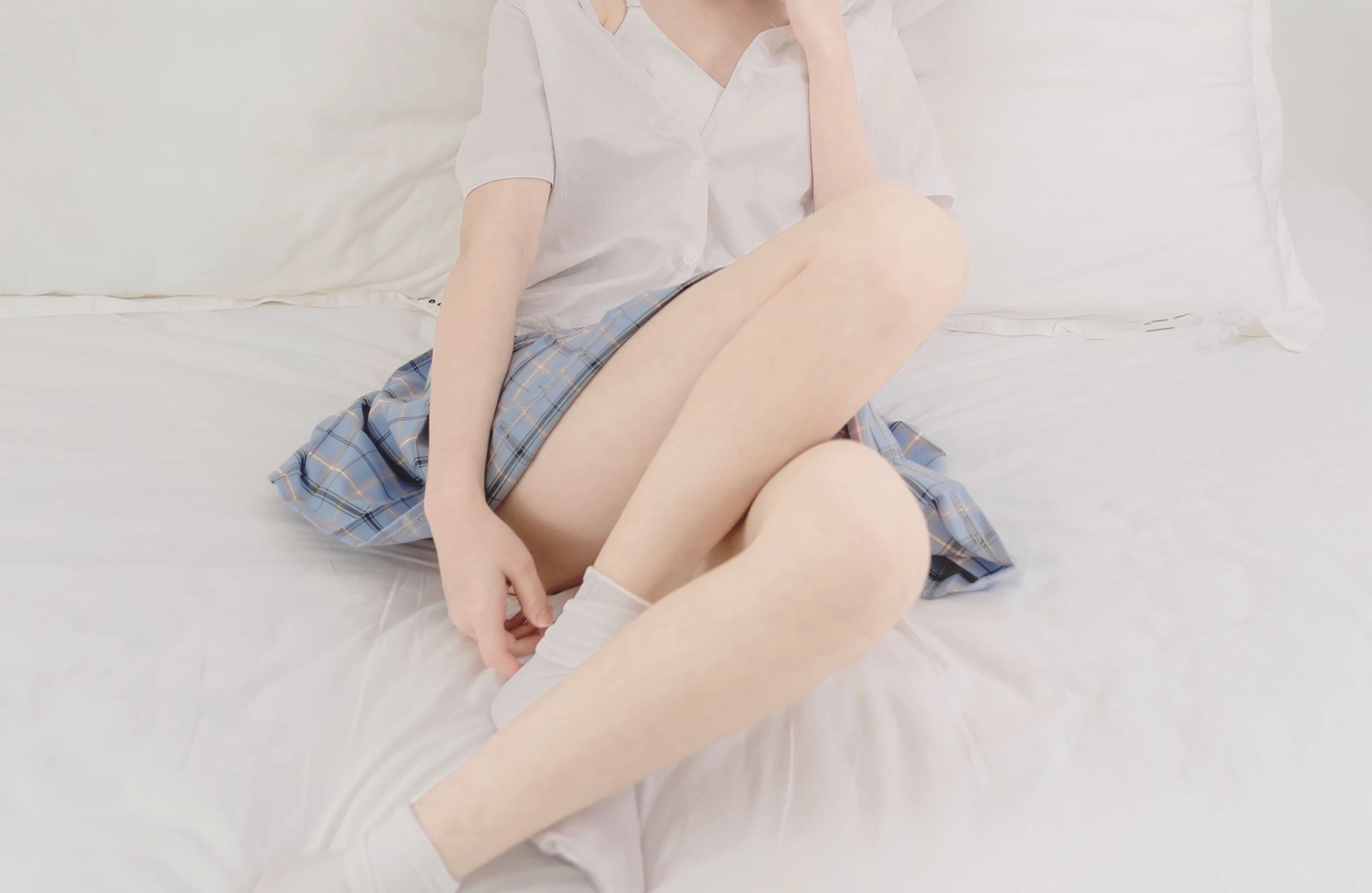 动漫博主南桃Momoko 绫波丽制服插图3