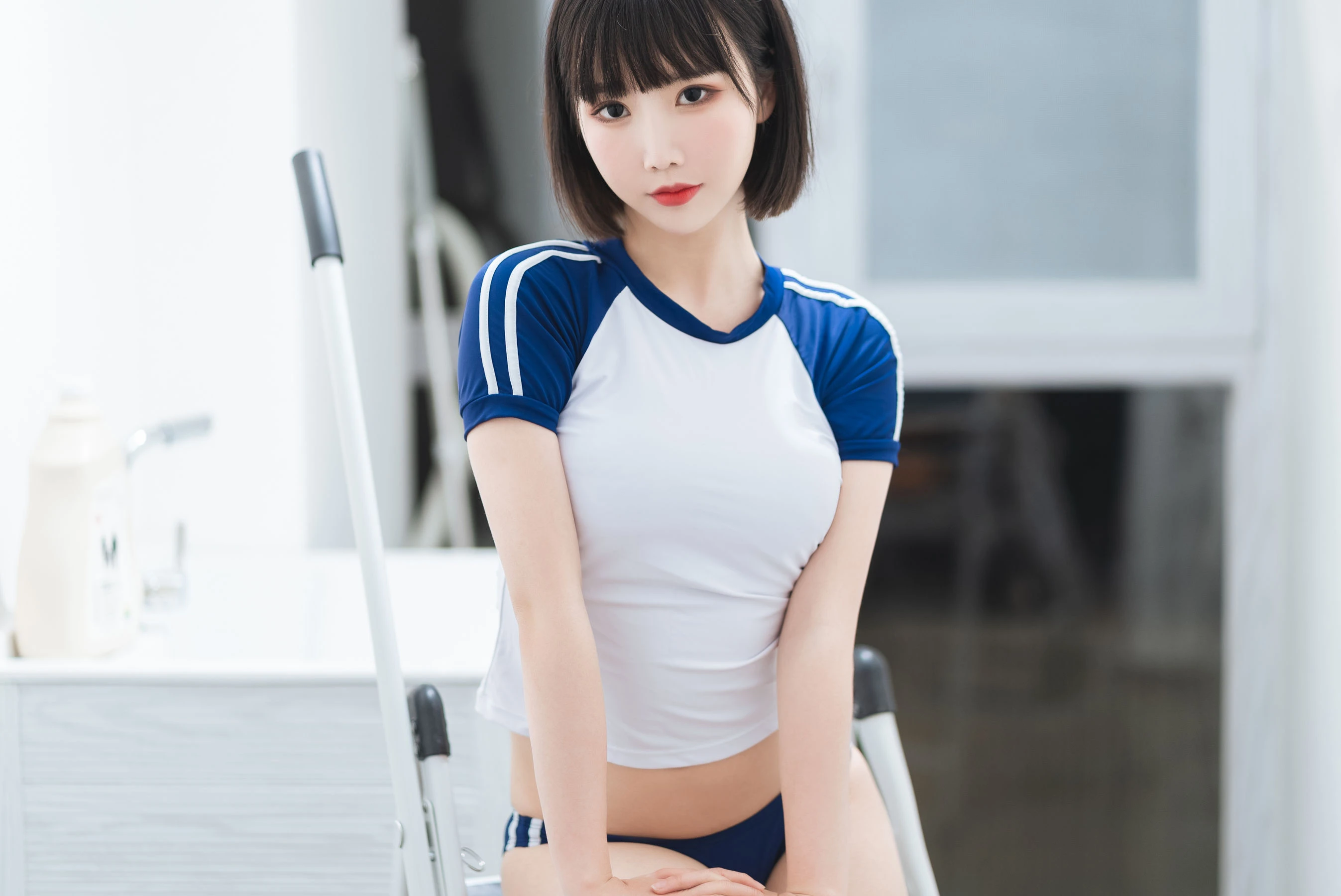 可爱人气Coser面饼仙儿 – 体操服高清在线免费欣赏–微密图社-微密图社
