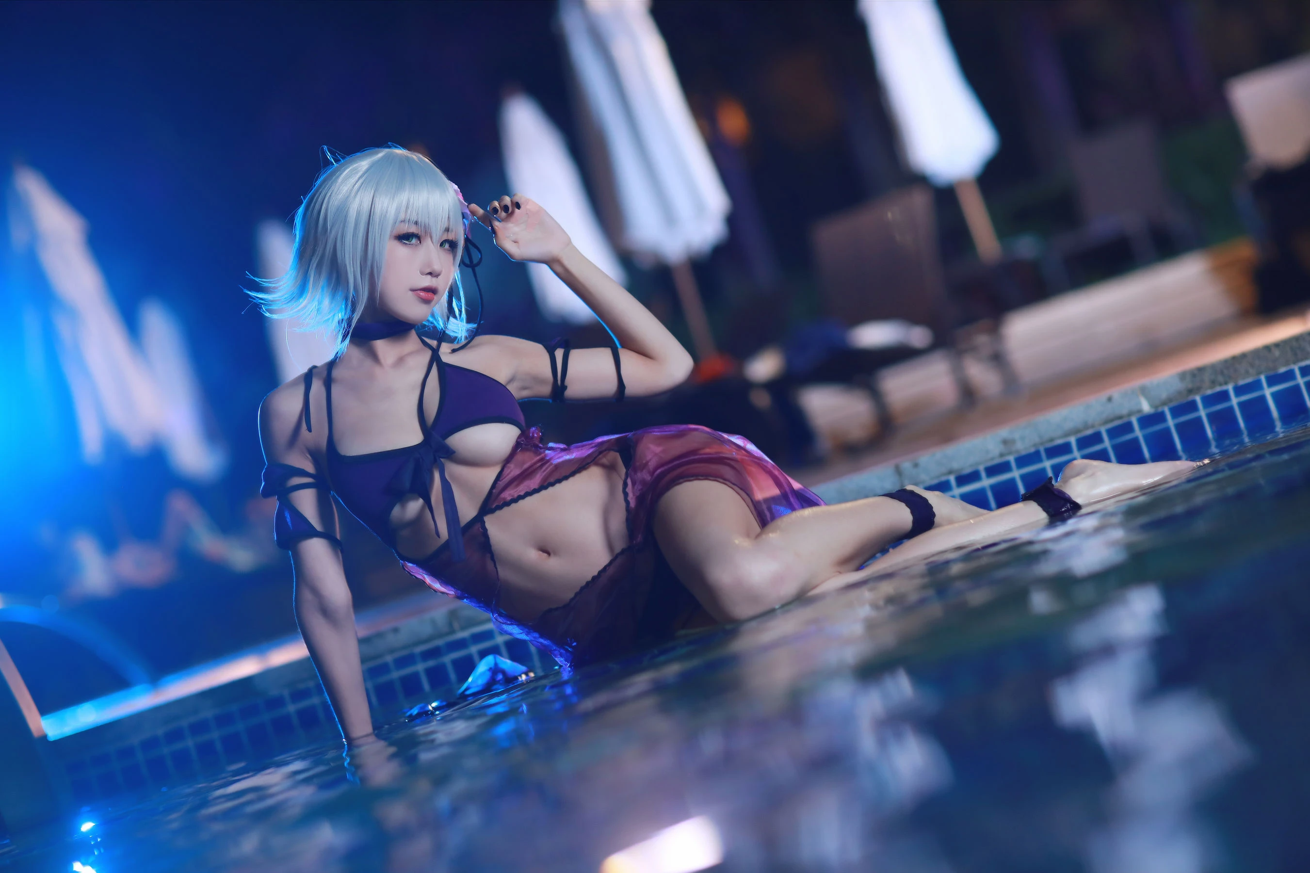 动漫博主水淼aqua – 贞德泳装插图5