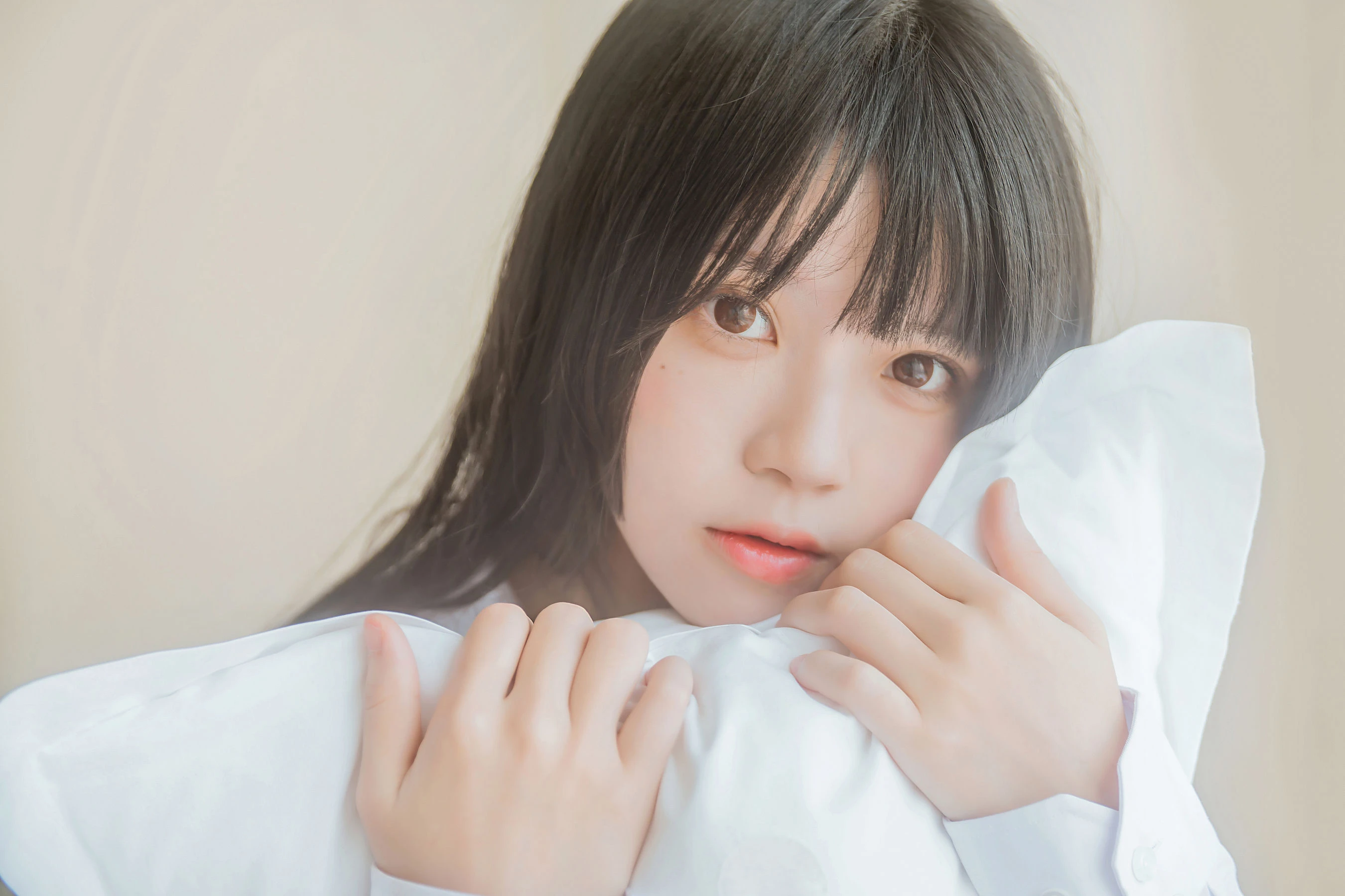 桜桃喵《桜桃未熟 – 白衬衫散发》插图7