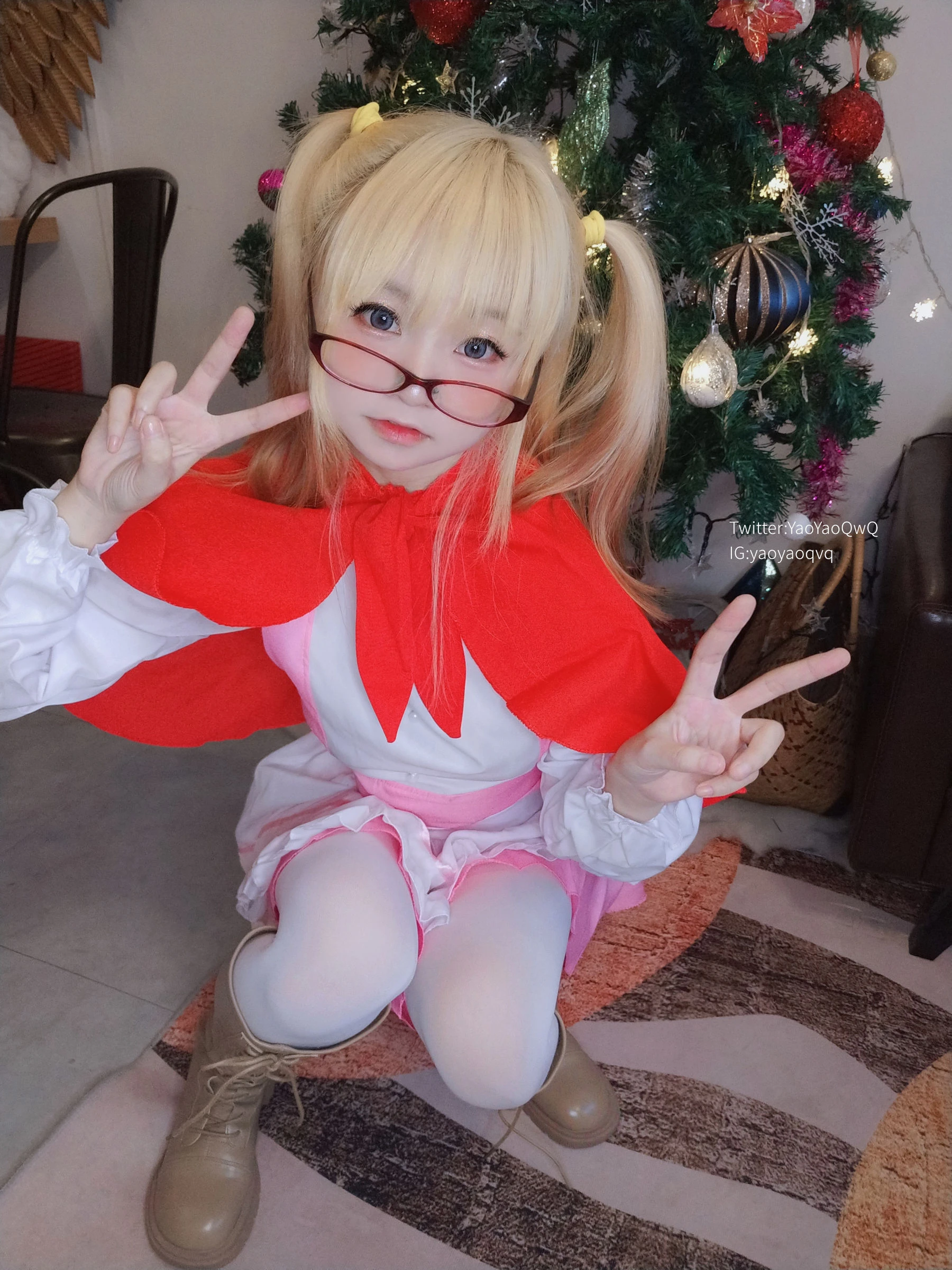 萌妹子Coser摇摇乐yoyo fantia 12月会员合集 女仆系列 [66P]插图4