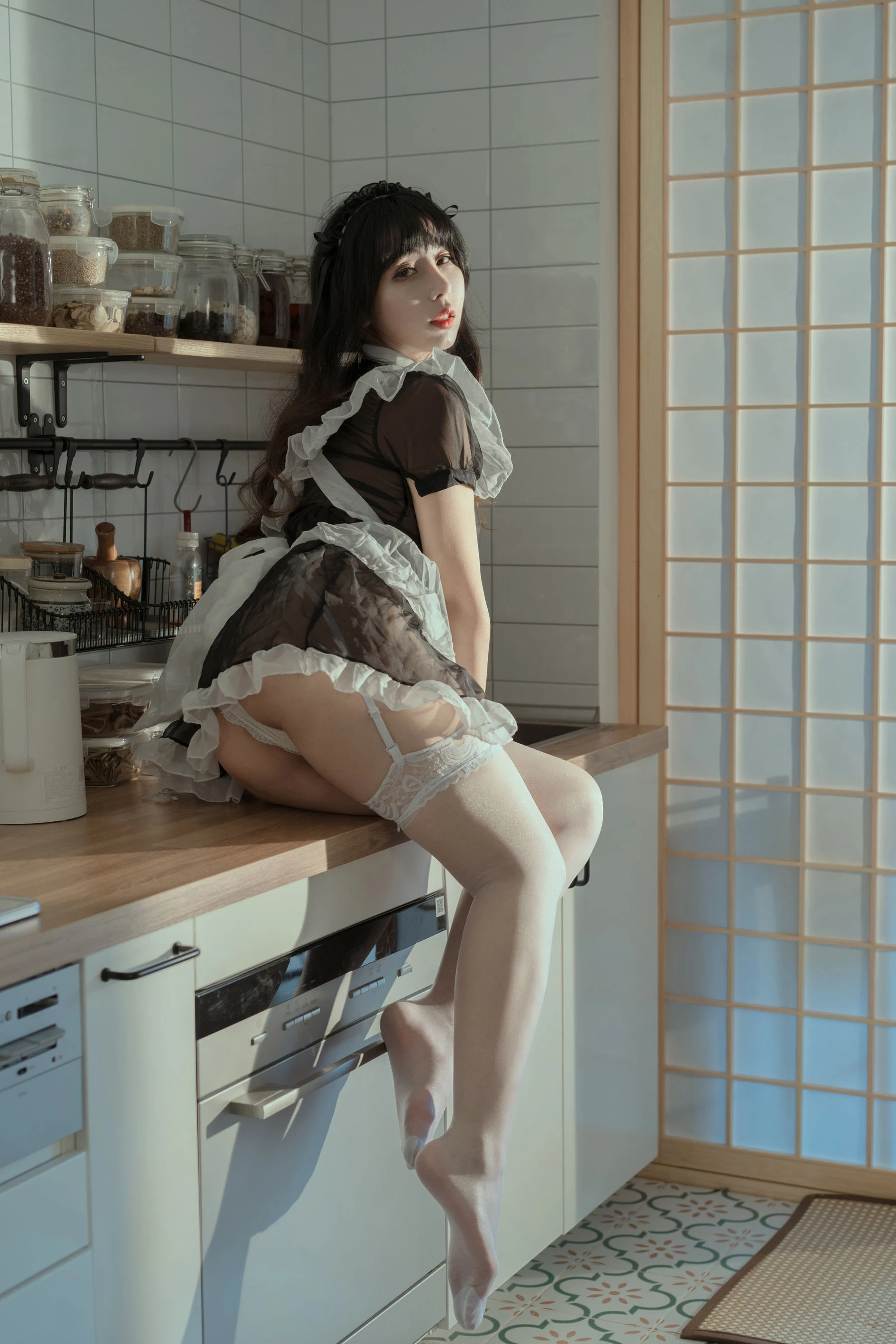 云溪溪 – 奶桃女仆 [40P]插图4