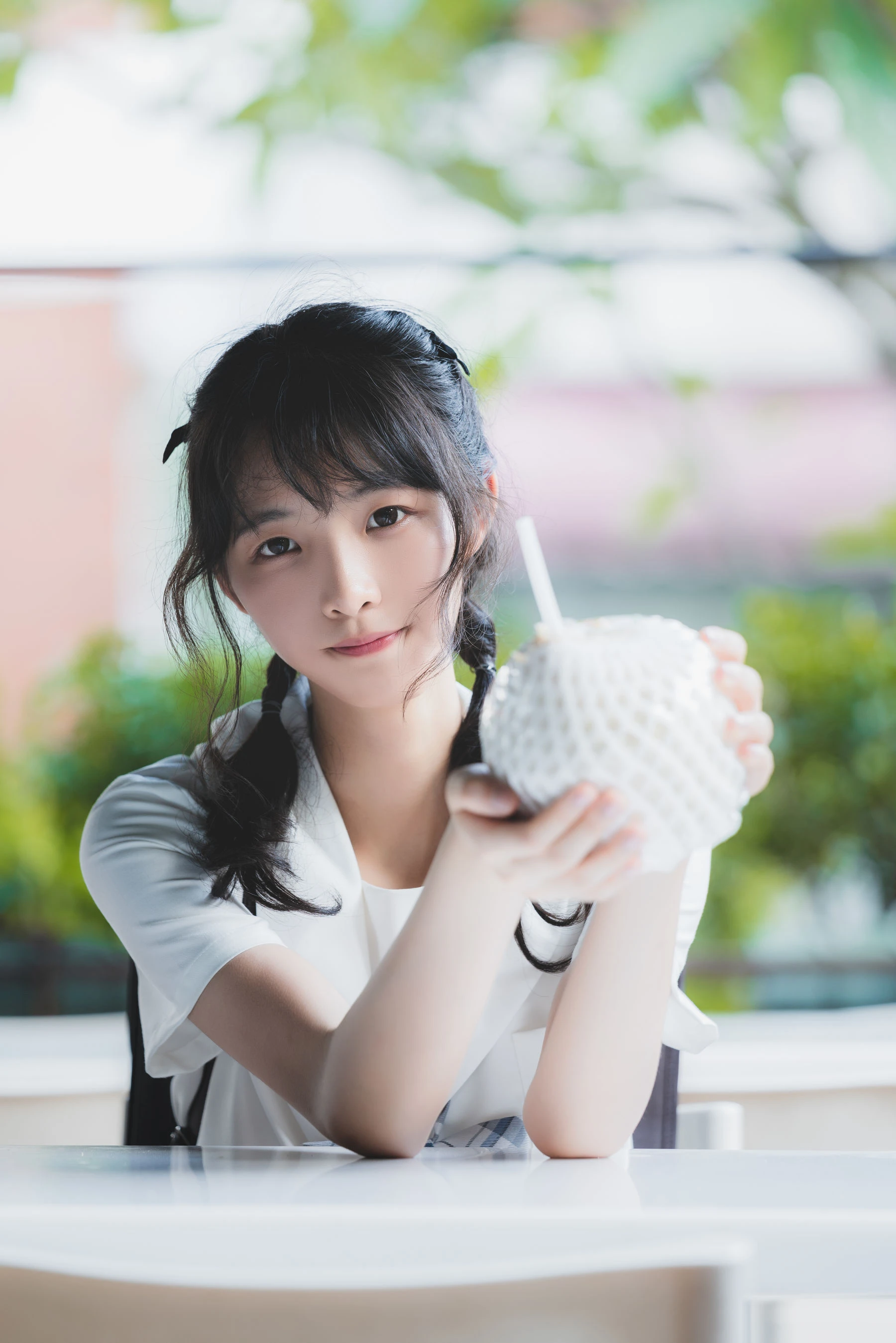 清纯妹子西瓜 制服插图2