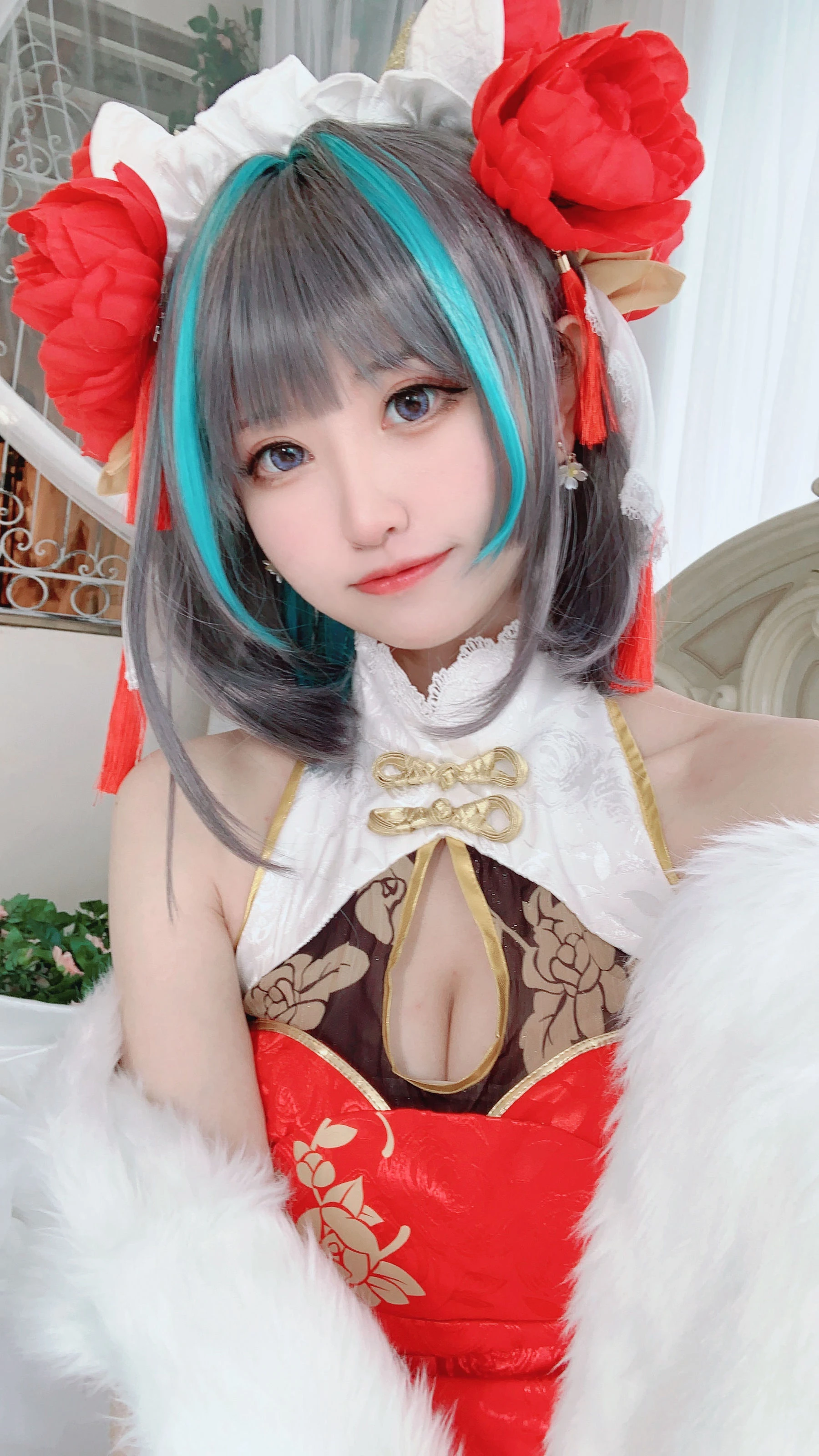 千阳(ちよ) – 柴郡旗袍cos [9P]插图6