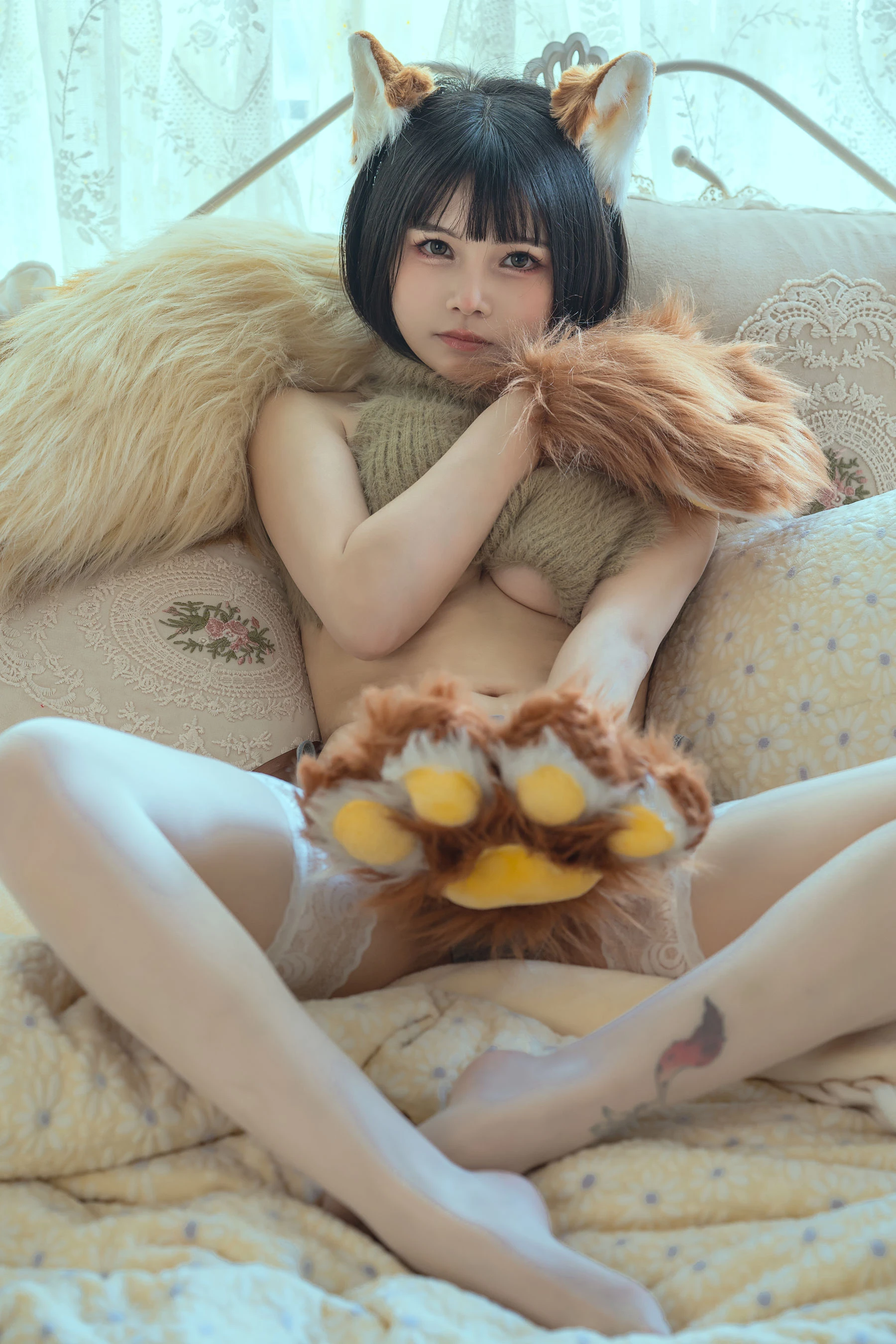 七月喵子 – 幻想兽娘集日食 牙牙 [25P]插图4
