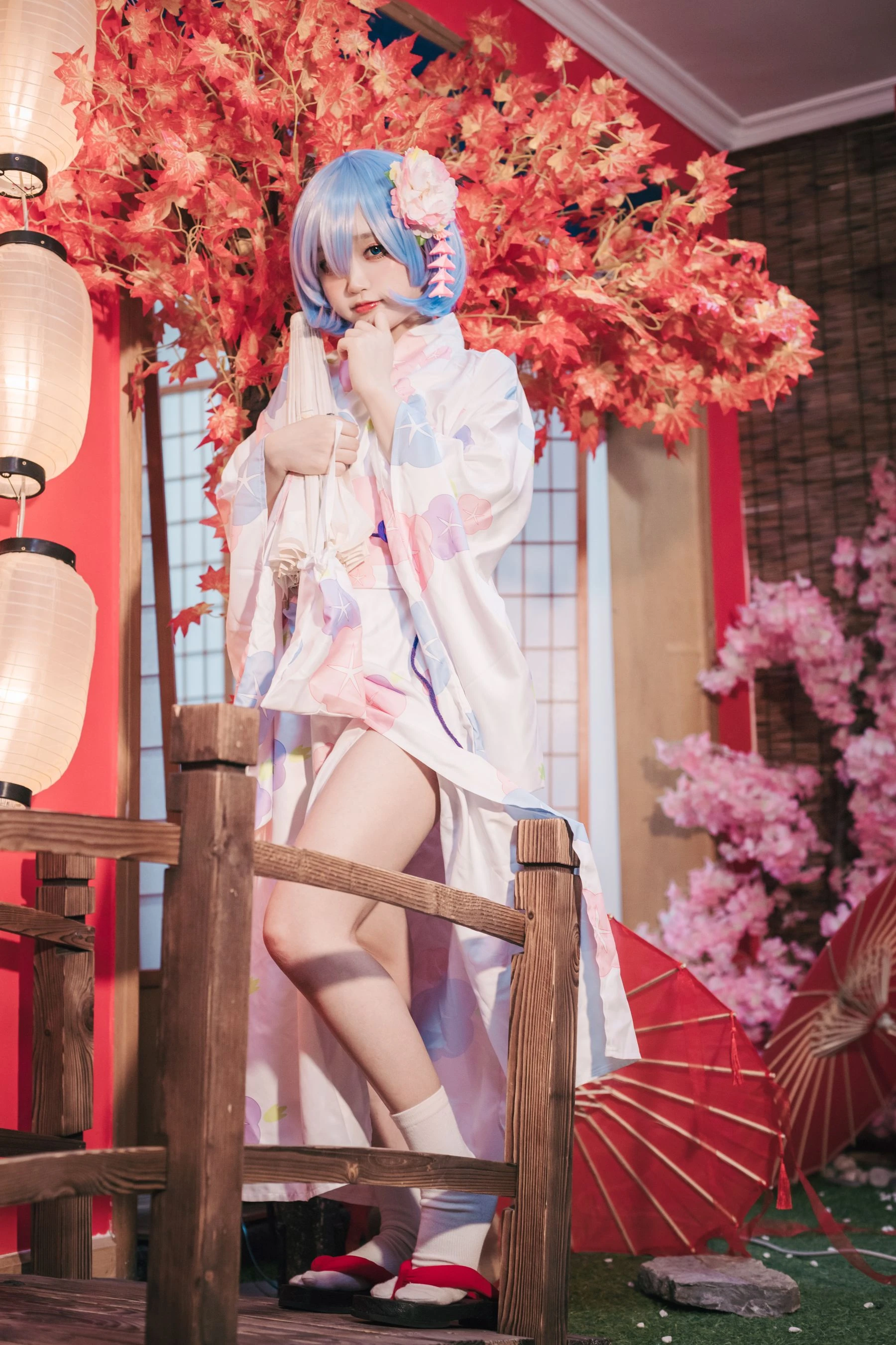 神沢永莉 – 蕾姆和风 [47P]插图1