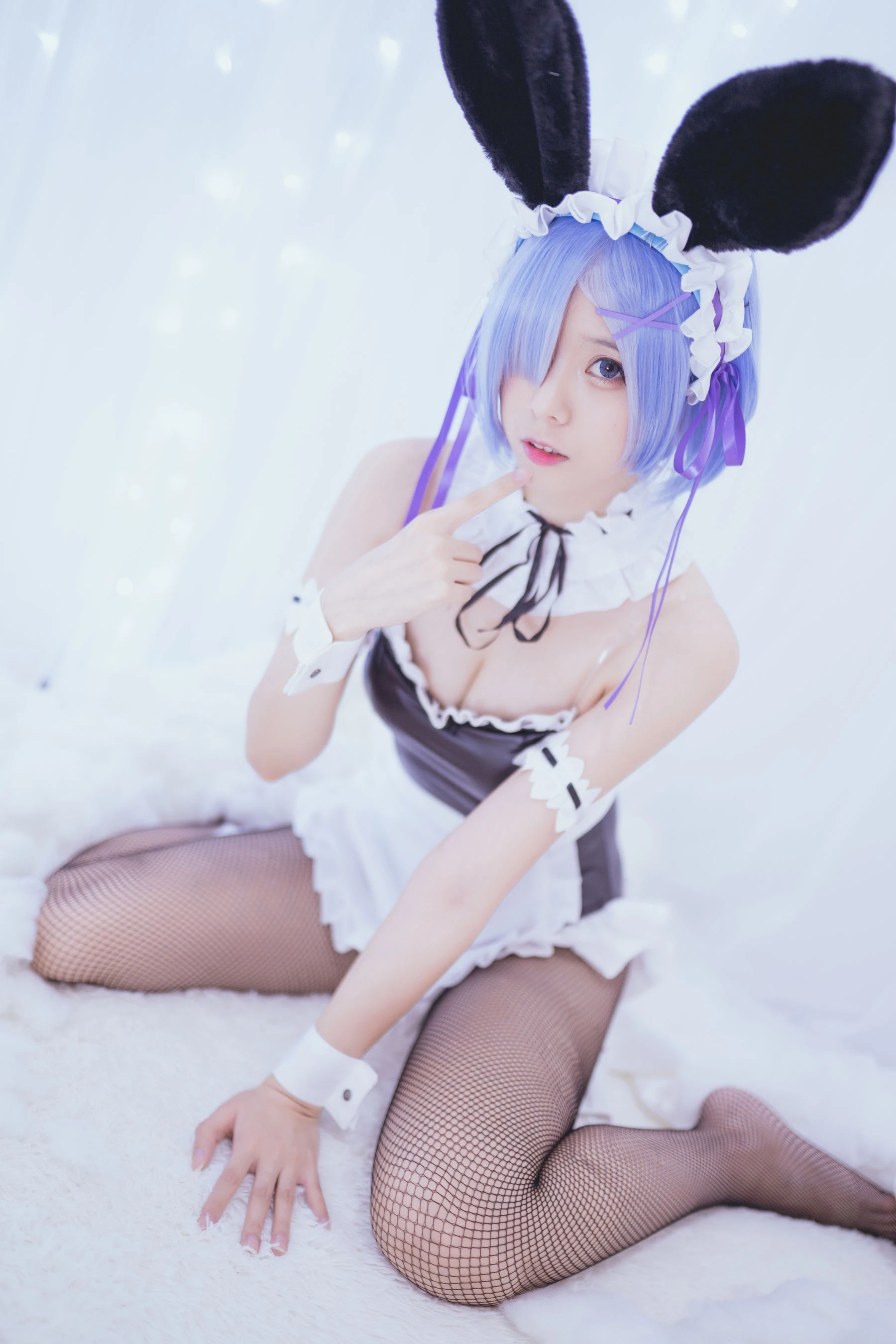 萌系小野妹子w 蕾姆 兔女郎插图1