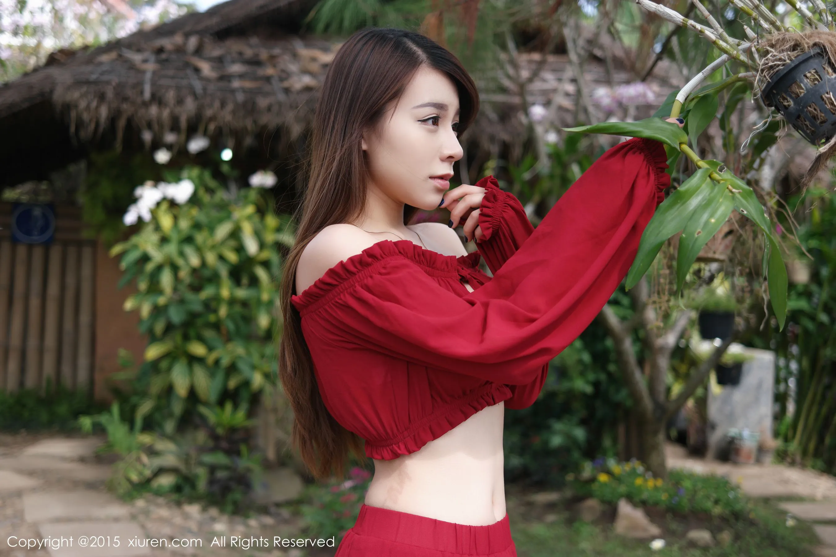 vetiver嘉宝贝儿《泰国旅拍》长裙女神系列 秀人网 No.303插图8