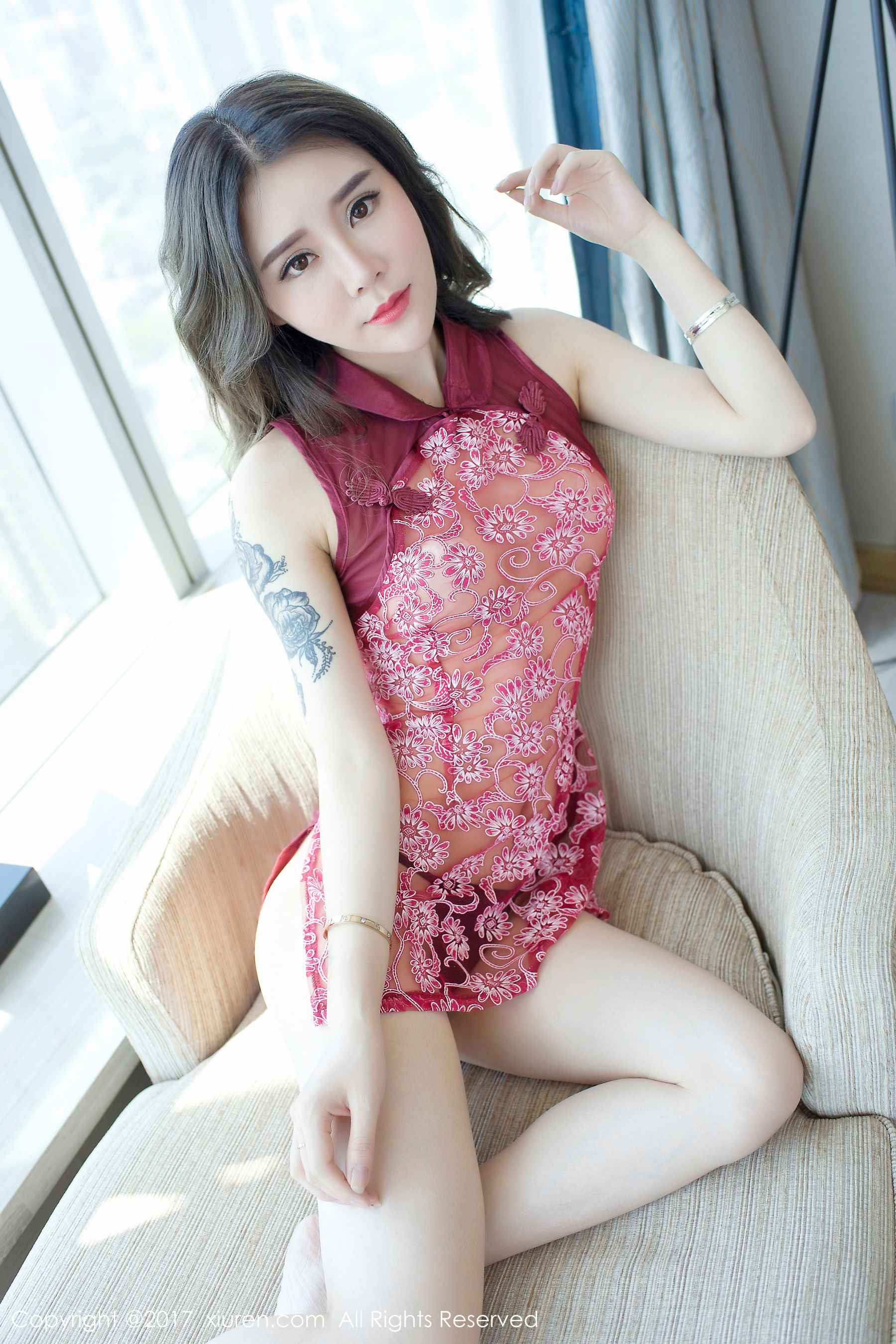 爱丽莎Lisa《旗袍诱惑+浴室性感》 秀人网XIUREN No.763高清在线免费欣赏–微密图社-微密图社