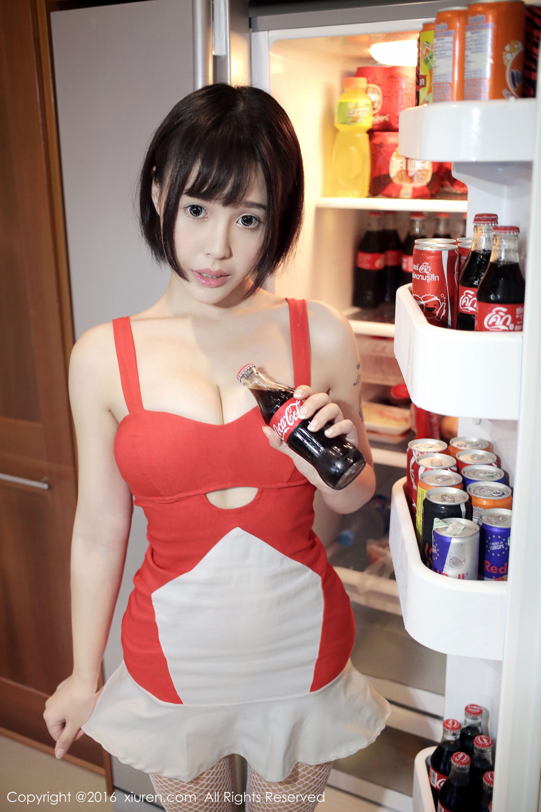 Evelyn艾莉《小红裙》 秀人网 No.665插图6