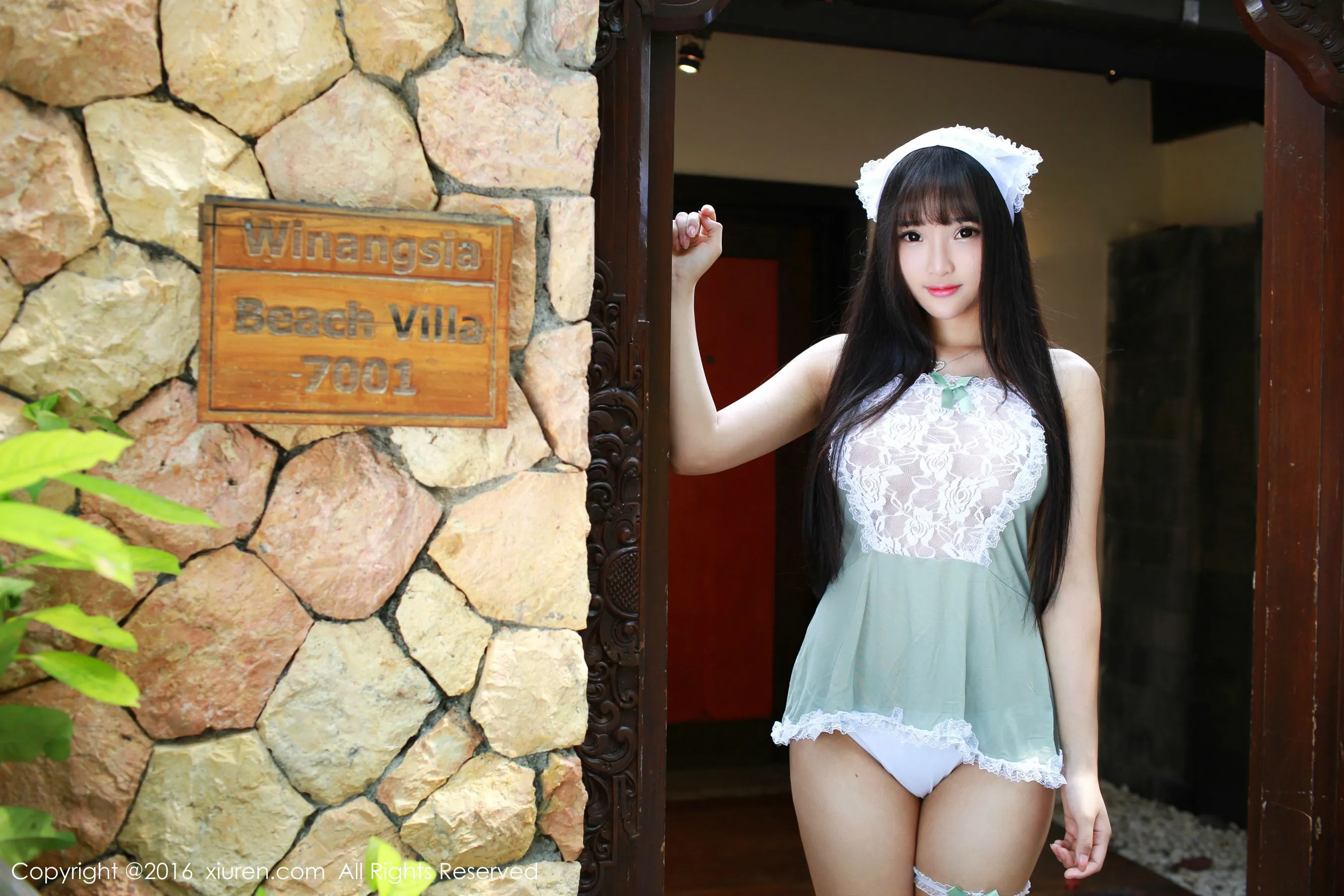 夏瑶baby《清新女仆装+可爱内衣》 秀人网 No.463插图3
