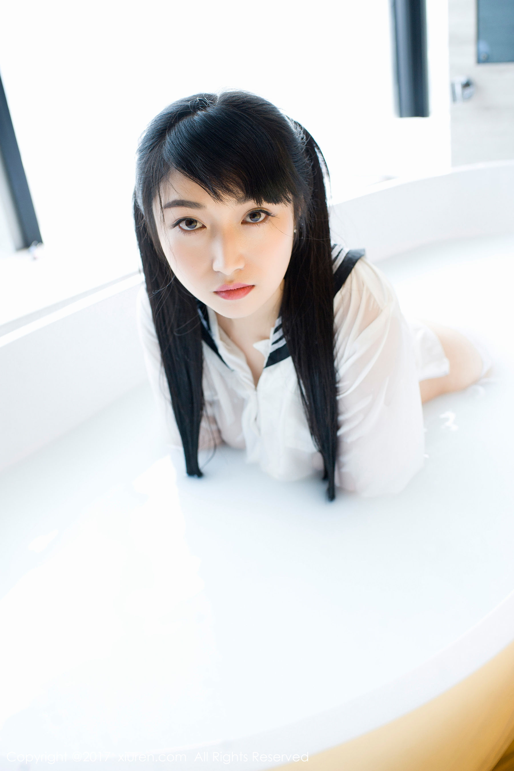 盼盼龙女sunny《牛奶浴学生装+透明学生装+黑色乳贴》 秀人 NO.853高清在线免费欣赏–微密图社-微密图社